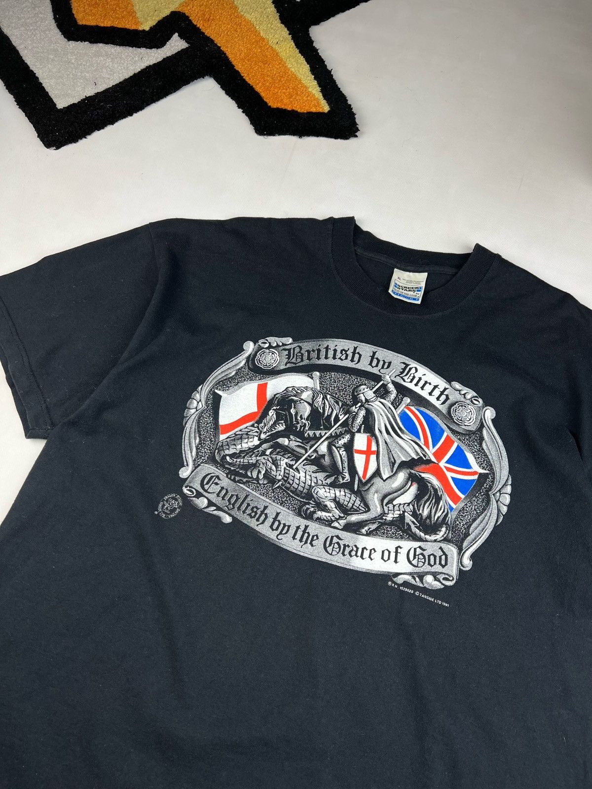 Vintage 🇬🇧british by birth english by the grace of god vintage tee Size US XL / EU 56 / 4 - 4 Thumbnail