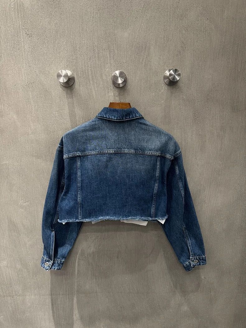 Miu Miu miu miu Small logo short denim jacket Size XS / US 0-2 / IT 36-38 - 2 Thumbnail