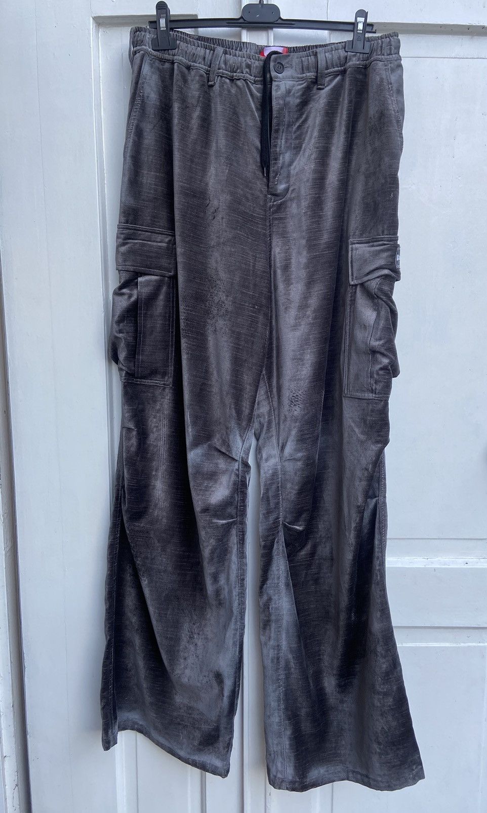 032c 032c lifeline distressed silver cargo pants Size 28" / US 6 / IT 42 - 1 Thumbnail
