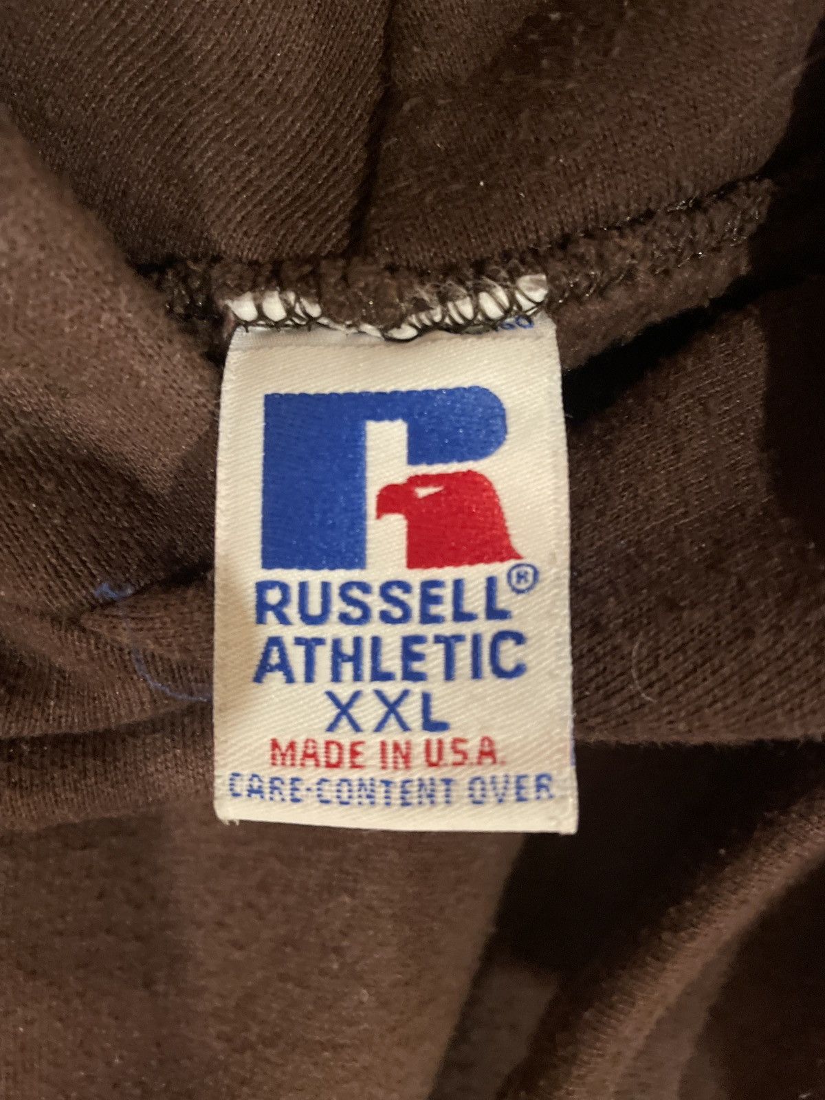 Russell Athletic Brown Russell Athletic Blank Hoodie Size US M / EU 48-50 / 2 - 3 Thumbnail
