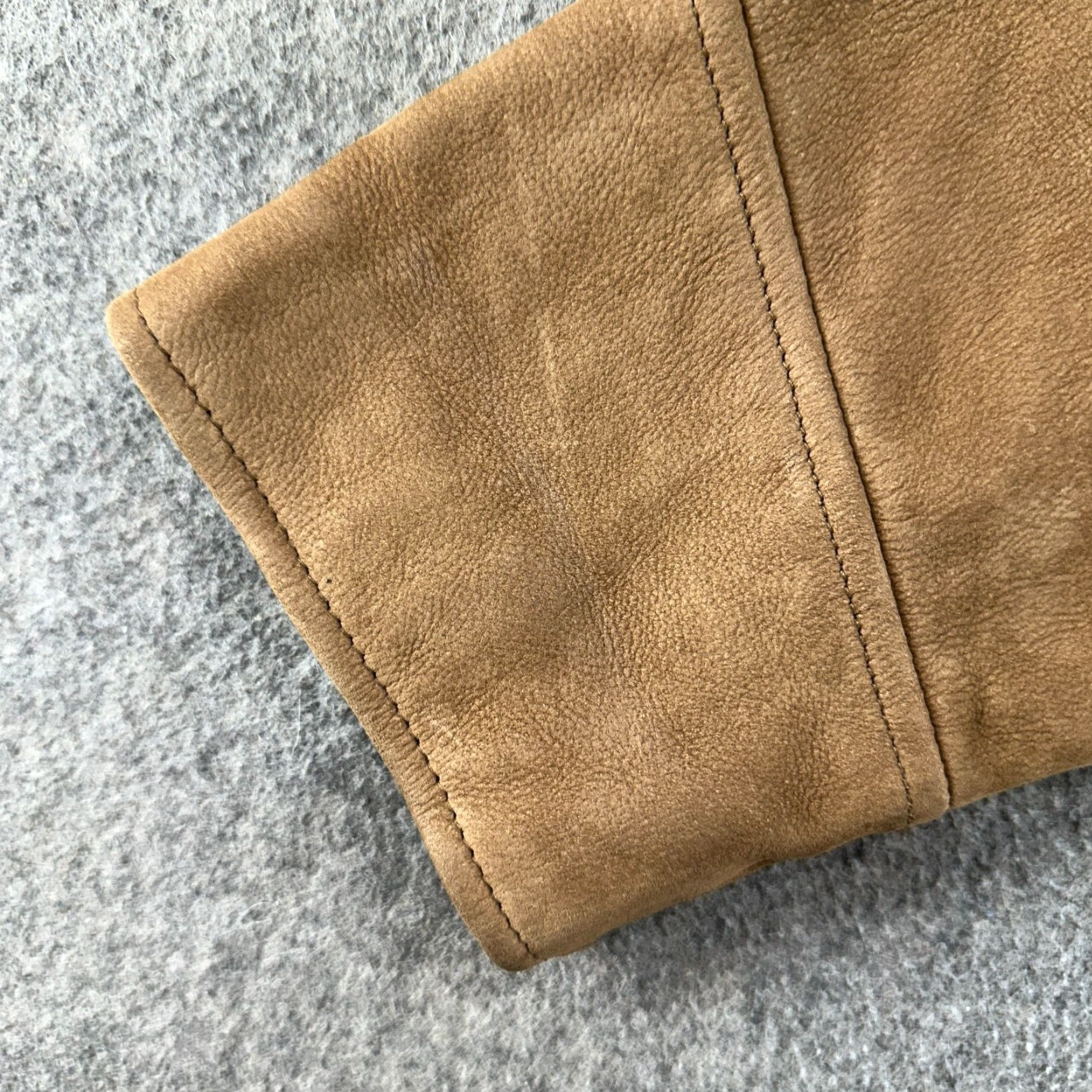 Preston & York VINTAGE Preston & York Leather Coat Womens XL Brown 90s Long Overcoat Chore Leather Coat With Pockets Size XL / US 12-14 / IT 48-50 - 6 Thumbnail