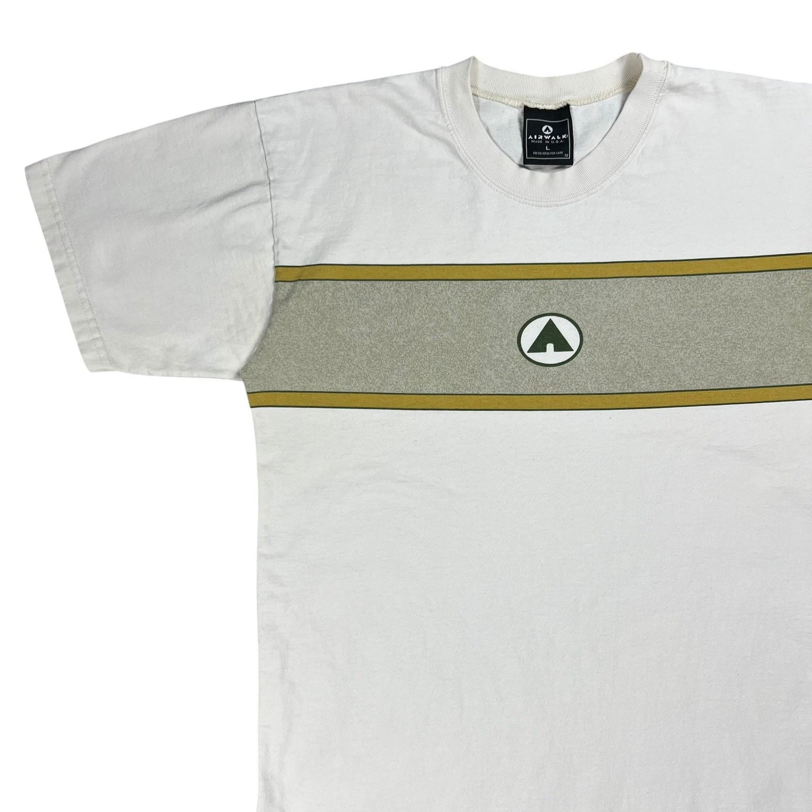 Airwalk × Vintage 1990s Airwalk skateboarding shoes promo wrap around tee Size US L / EU 52-54 / 3 - 4 Thumbnail