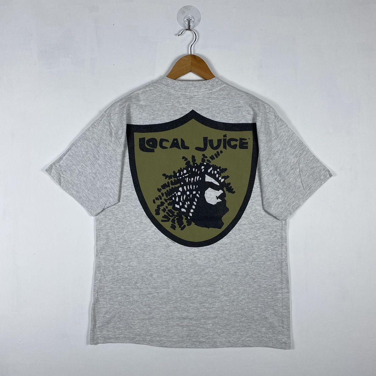 Vintage VINTAGE 1994 LOCAL JUICE OLD SKATE SURF BIG LOGO TEE Size US L / EU 52-54 / 3 - 2 Thumbnail