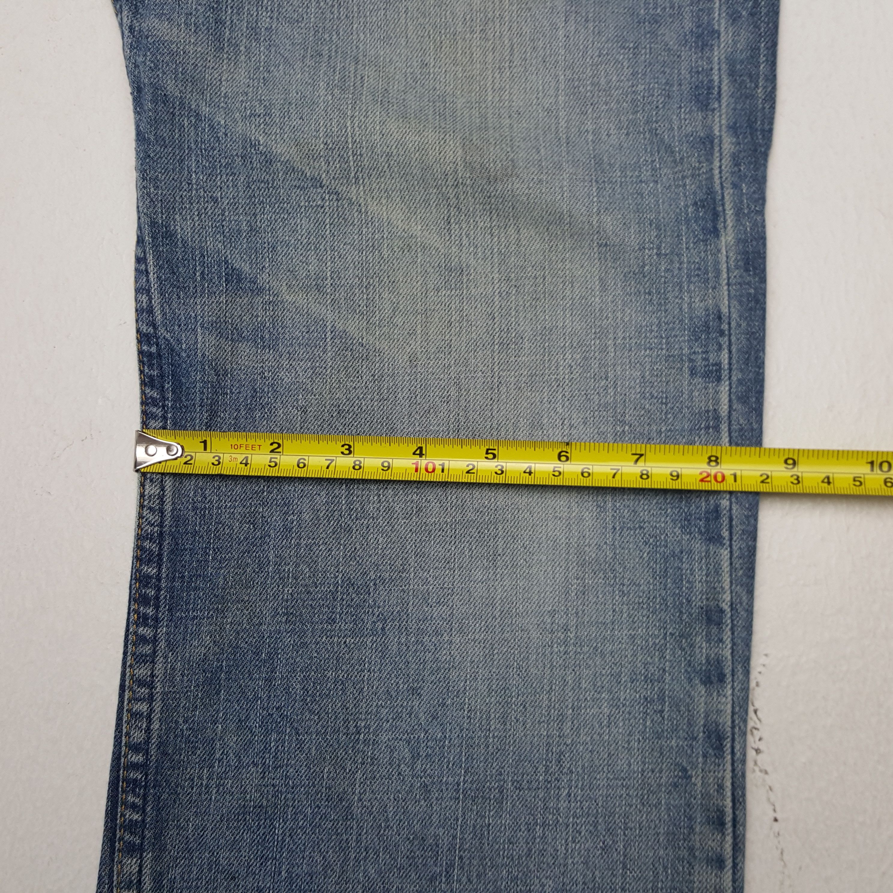 Stussy × Vintage Vintage Stussy Workgear Custom Art Logo Denim Jeans Size US 30 / EU 46 - 10 Thumbnail