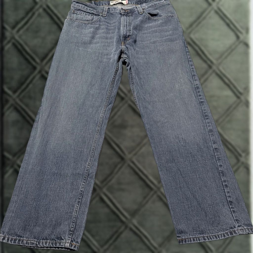 Levi's Levi's 559 Straight Jeans Men Blue Denim Mid Rise Pockets Relaxed Fit 38x30 Jeans Size US 38 / EU 54 - 1 Thumbnail