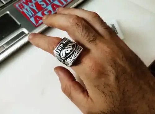 High Sport × Jewelry × Ring Of Fire Warrior Heart Ring ( Size 7 to 13 ) Size ONE SIZE - 4 Thumbnail