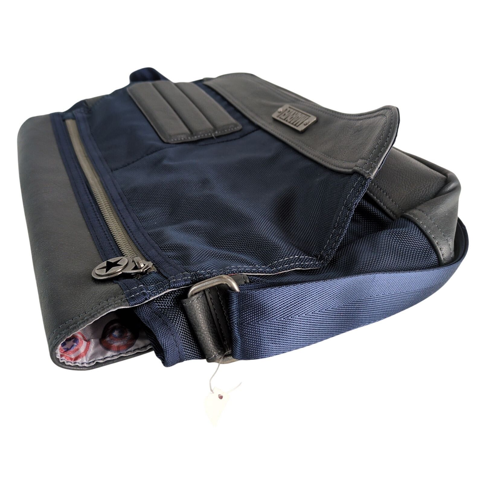 Marvel Comics Marvel Captain America Navy & Gray Laptop Messenger Bag Size ONE SIZE - 5 Thumbnail