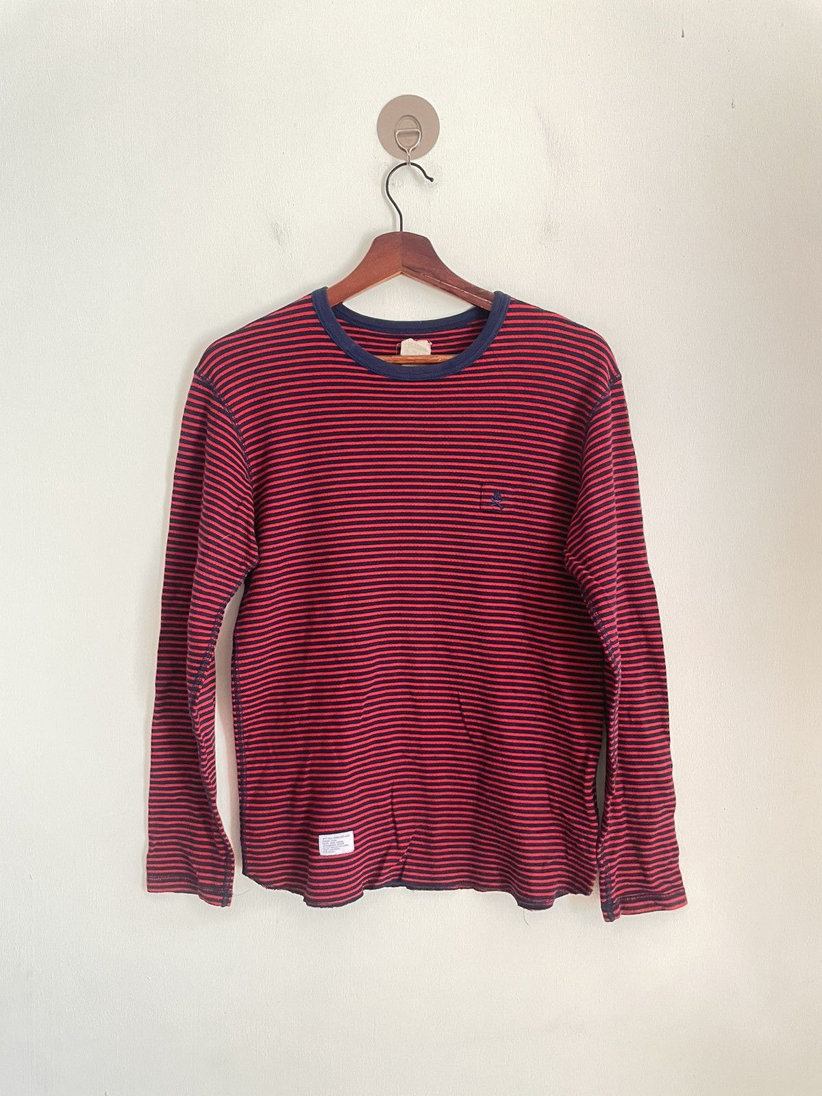 Japanese Brand × Neighborhood × Wtaps Wtaps x Neighborhood Striped Long Sleeve Tee Size US S / EU 44-46 / 1 - 1 Thumbnail