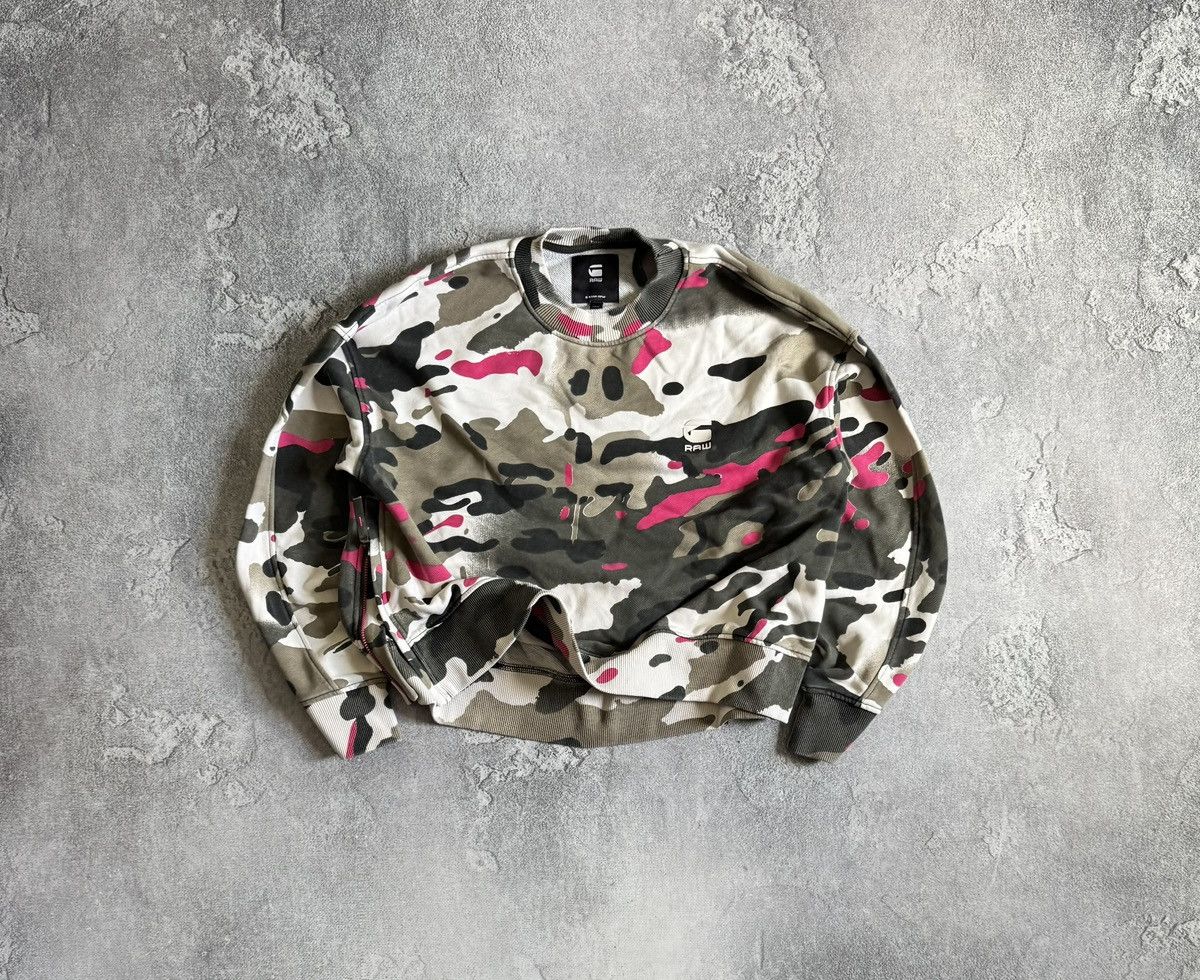 G-Star G star raw M/size Loose Fit Camo AO crewneck sweatshirts Size M / US 6-8 / IT 42-44 - 1 Thumbnail
