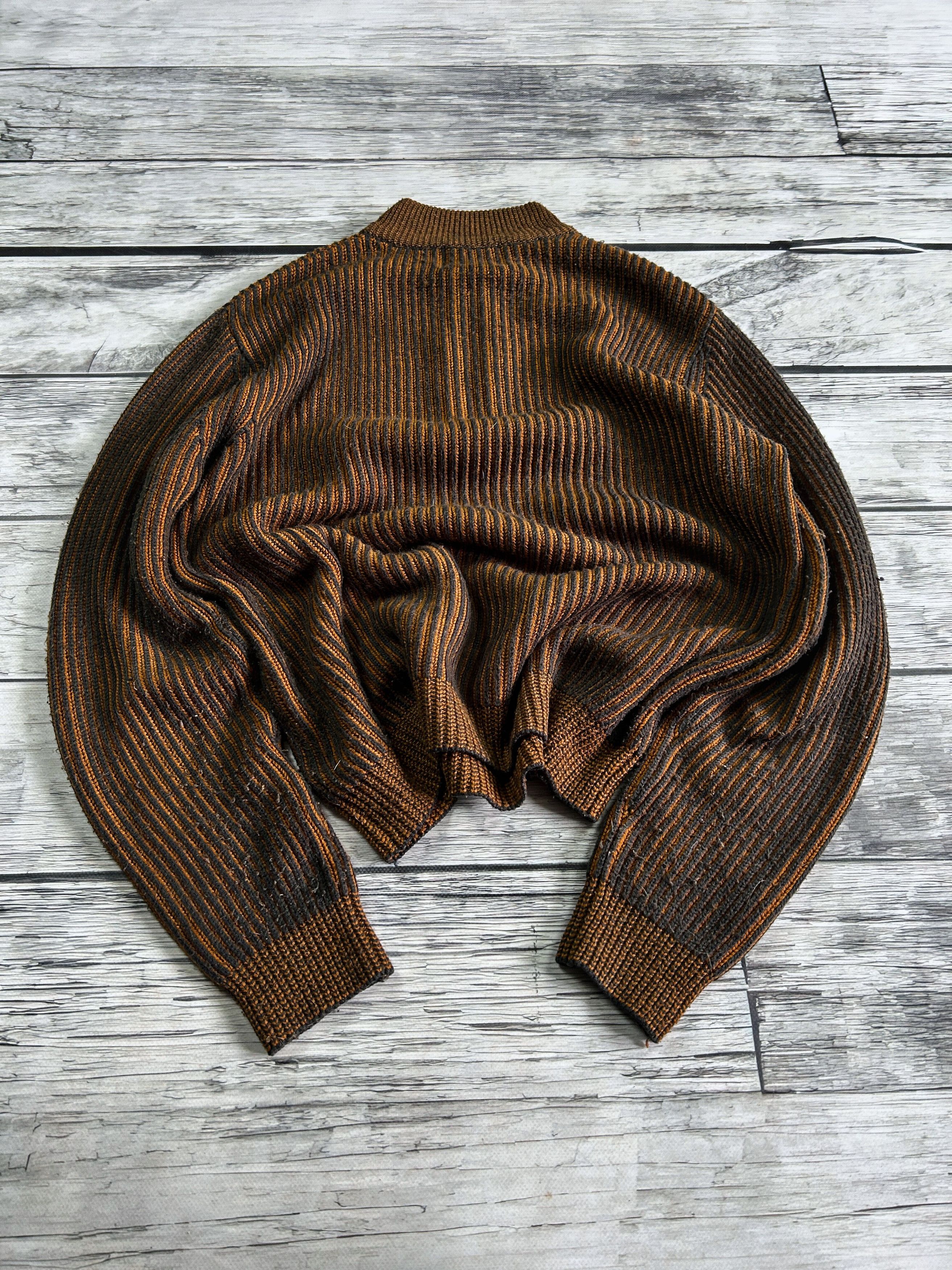 Designer VTG JAPANESE BALENCIAGA RICK OWENS STYLE ZIP SWEATER 90S Size US M / EU 48-50 / 2 - 6 Thumbnail