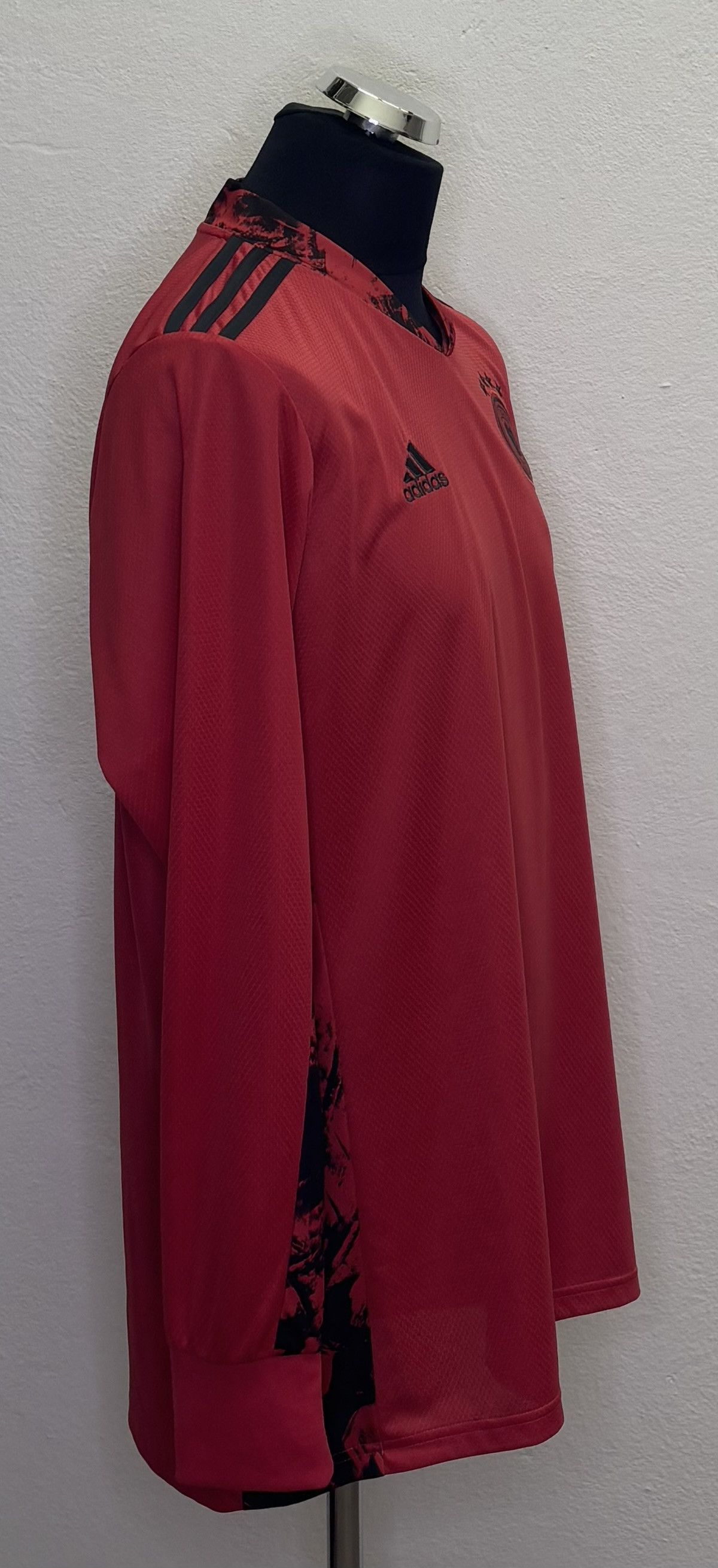 Adidas Germany 2020 Adidas Goalkeeper Jersey Red Size L Size US L / EU 52-54 / 3 - 4 Thumbnail
