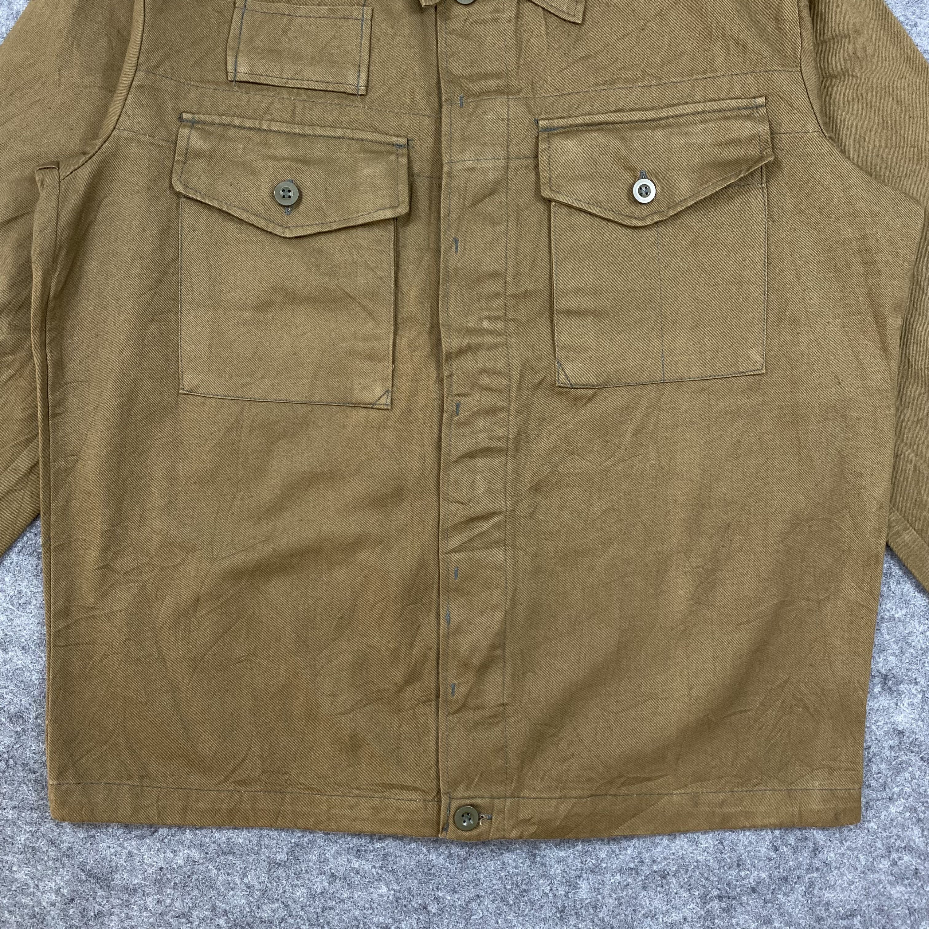 Vintage Vintage 60s Military Khaki Field Jacket Workwear Chore -J646 Size US L / EU 52-54 / 3 - 6 Thumbnail