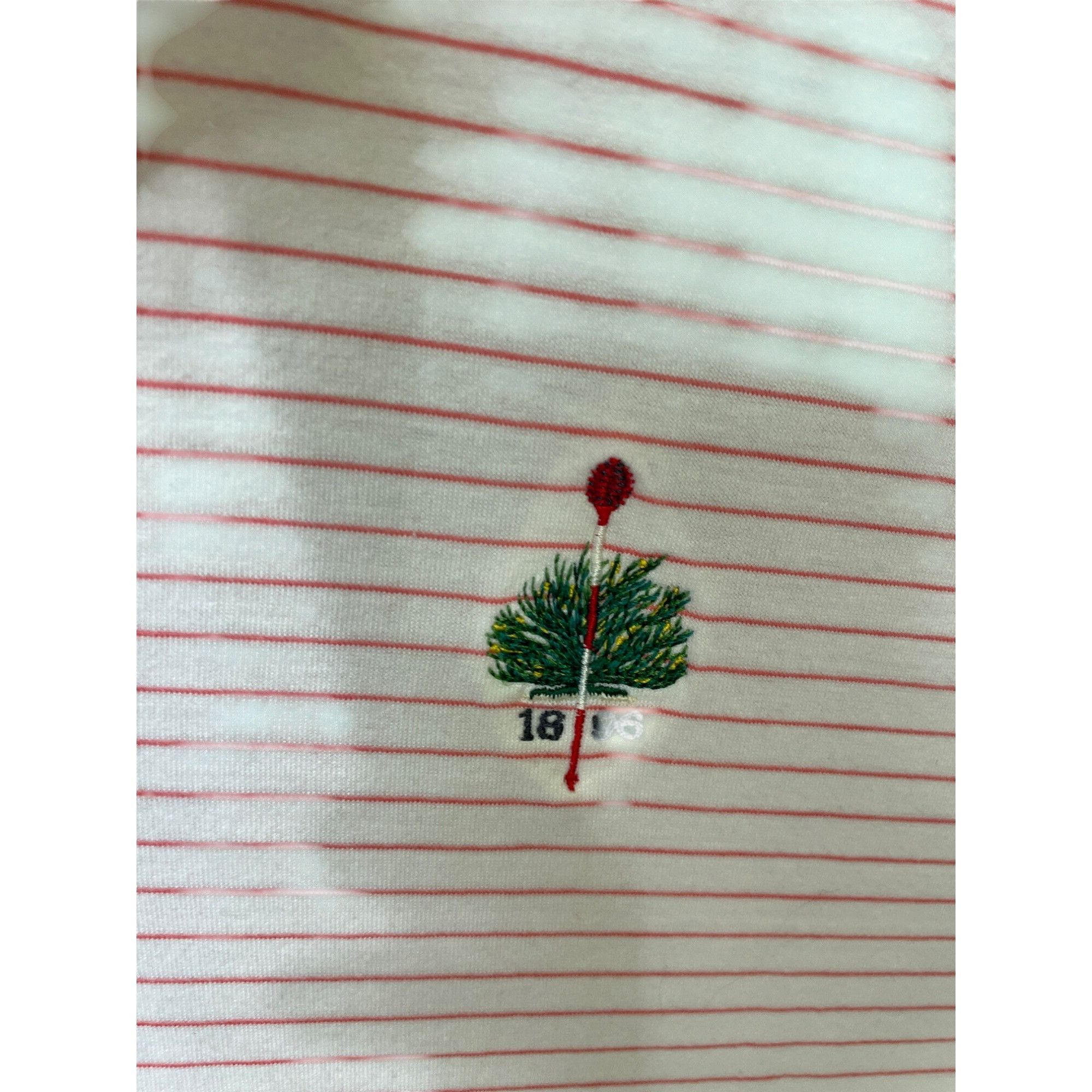 Peter Millar Peter Millar Mens 100% Cotton white red striped Polo Golf Sh Size US XXL / EU 58 / 5 - 3 Thumbnail