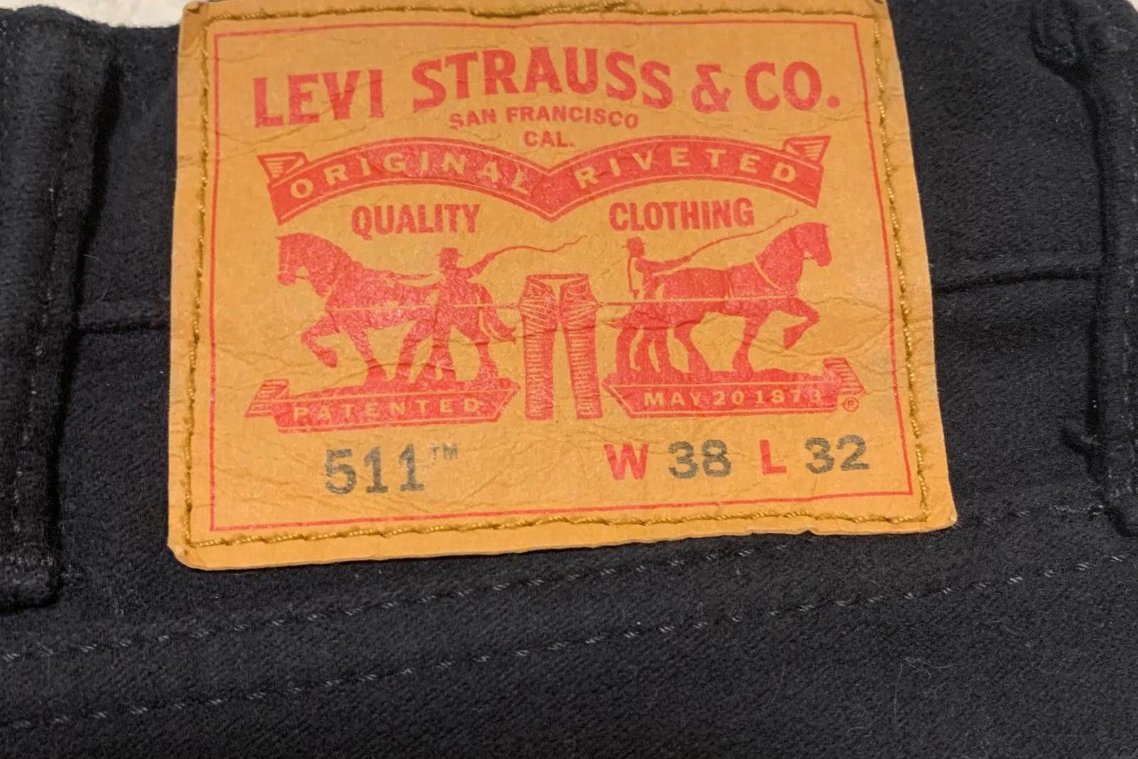 Other Levi's 511 Black Men's Jeans W38 L32 Size US 38 / EU 54 - 3 Thumbnail