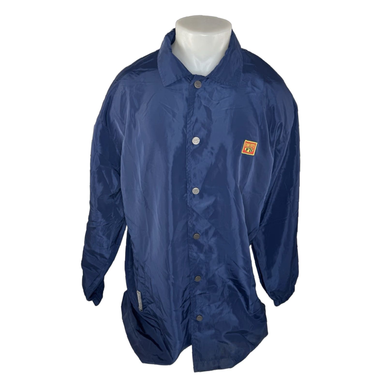Vintage FB County USA - NEW w TAG Mens XL Windbreaker Jacket Blue USA Theme Windbreaker Jacket Mens XL Blue Size US XL / EU 56 / 4 - 1 Thumbnail