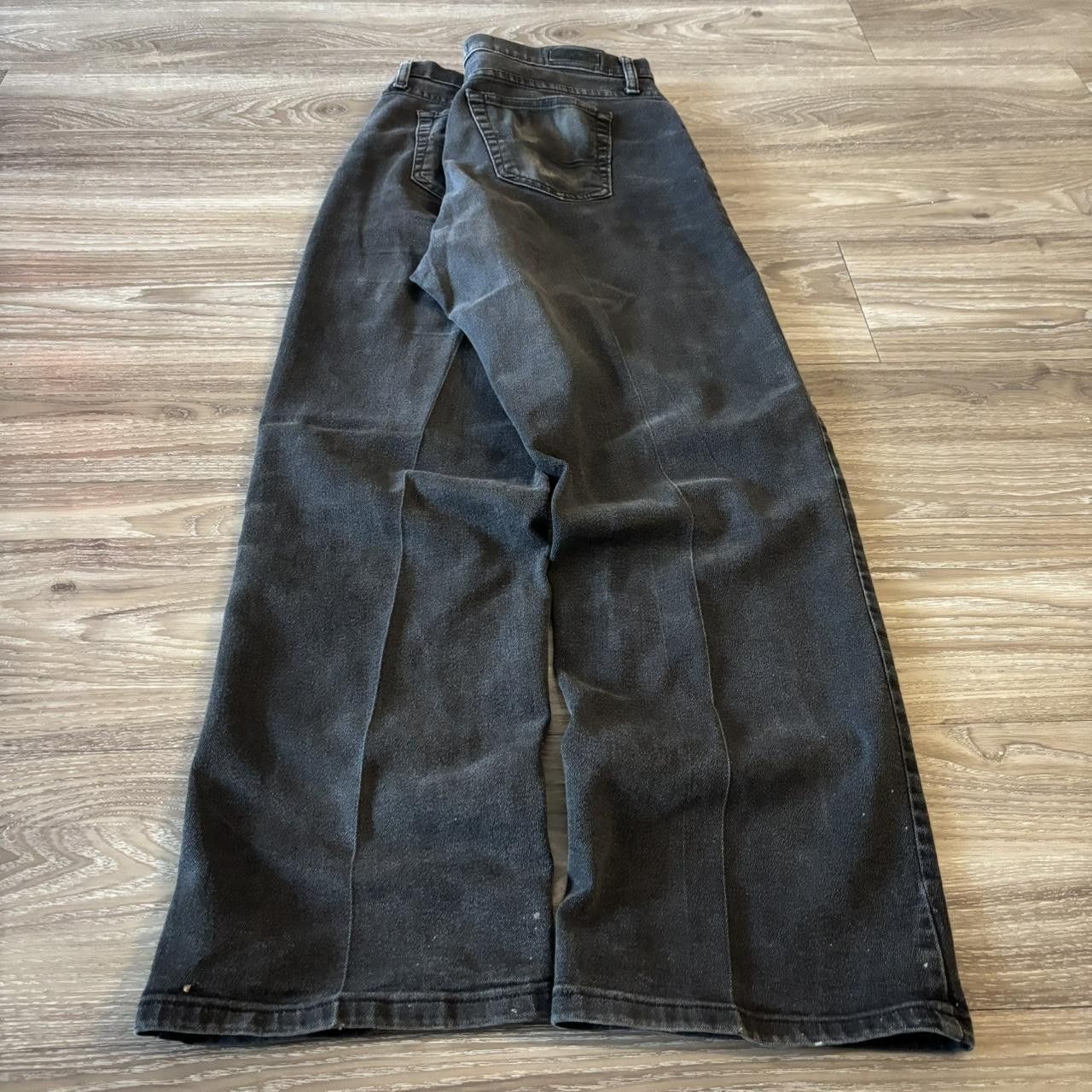 Vintage Crazy Vintage Y2K/2000s Grunge Black Skater Denim Jeans! 36x30 Size US 36 / EU 52 - 4 Thumbnail