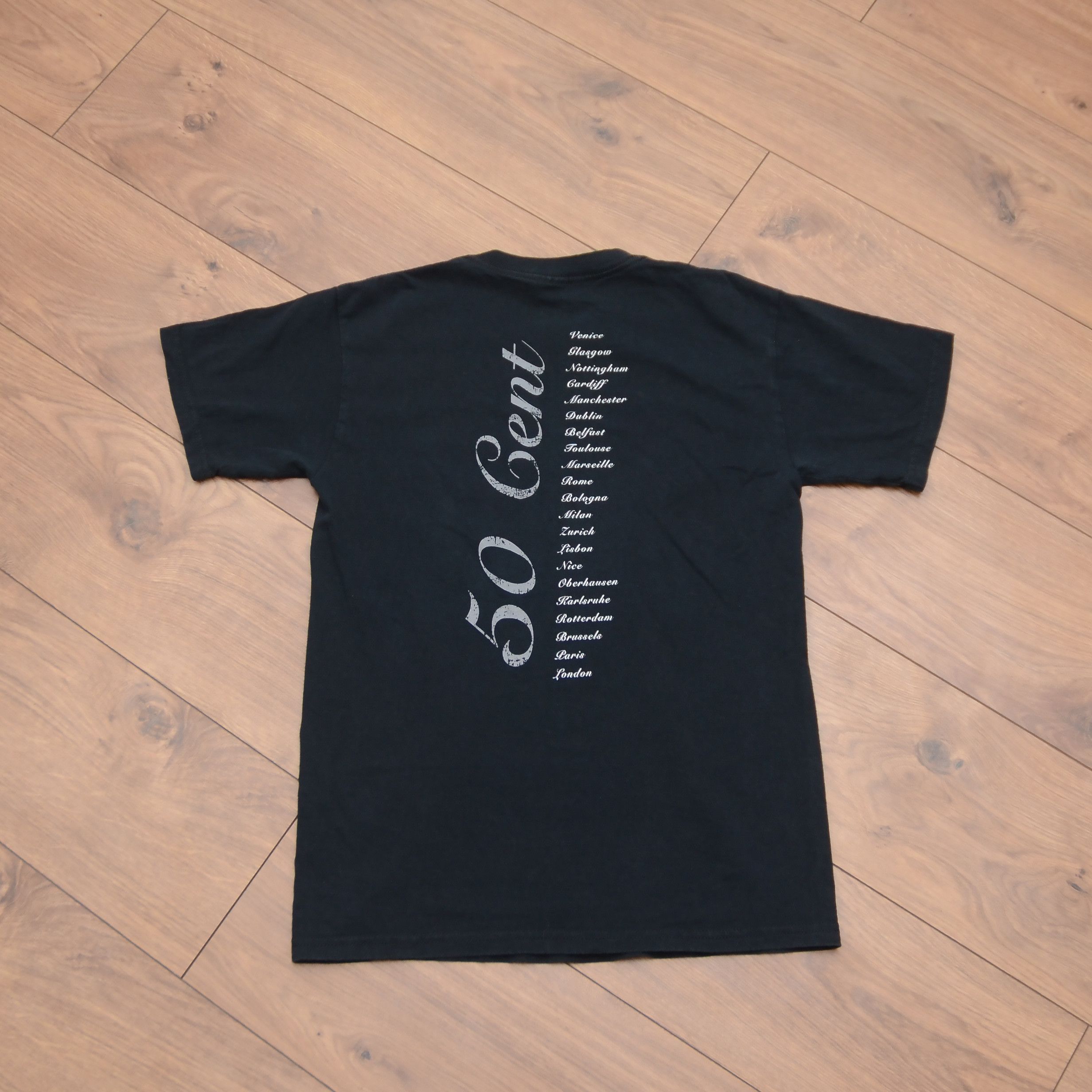 Band Tees Vintage 2005 50 Cent Tour T-Shirt Size S Double Sided World Size US S / EU 44-46 / 1 - 5 Thumbnail
