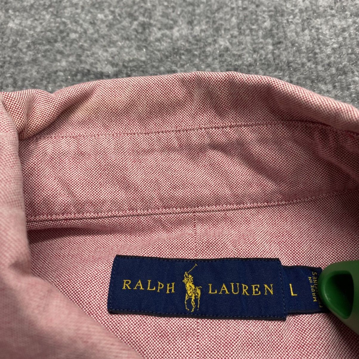 Polo Ralph Lauren Ralph Lauren Pink Long Sleeve Button Up Shirt Size Large Size US L / EU 52-54 / 3 - 4 Thumbnail