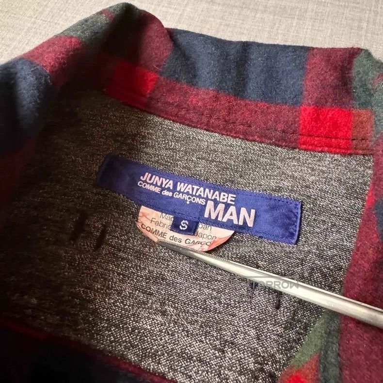 Junya Watanabe Junya Watanabe Patchwork Plaid Wool Long Sleeve Shirt Size US S / EU 44-46 / 1 - 8 Thumbnail