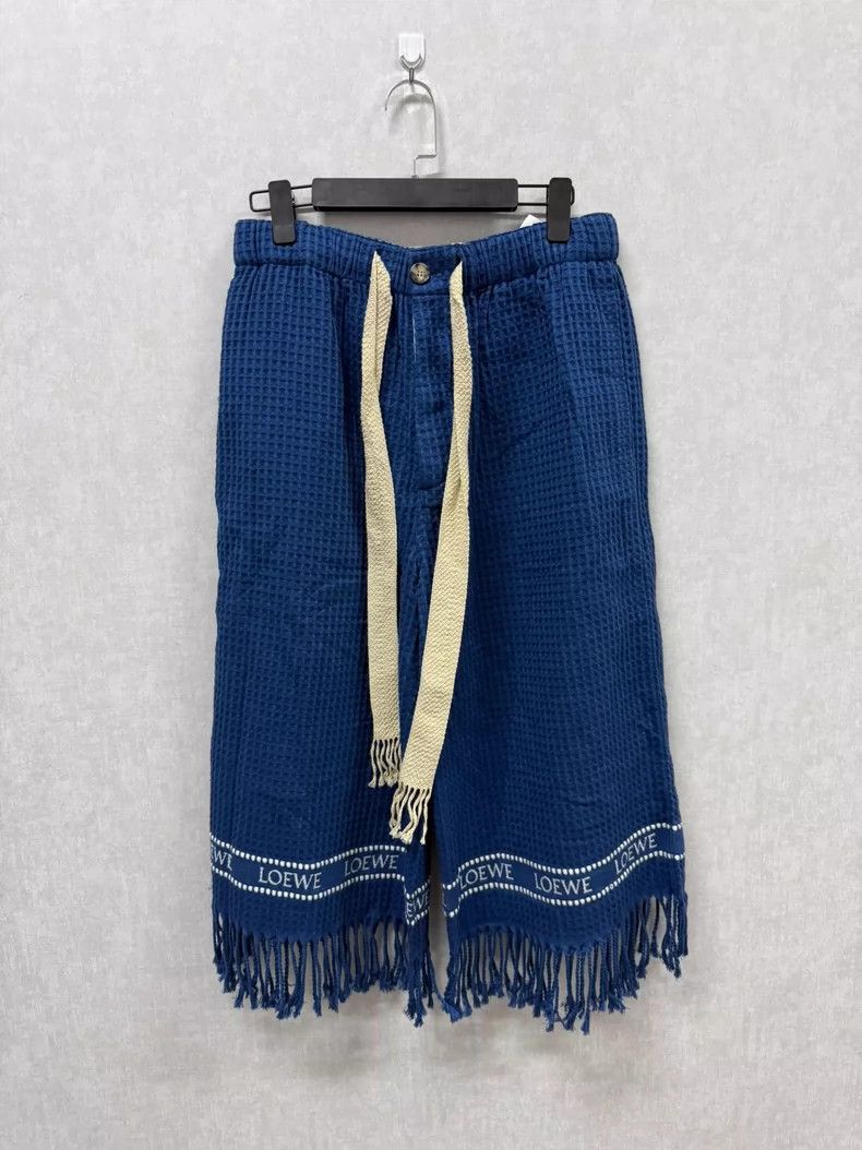 Loewe Loewe size XS Waffle fringe shorts in spring and summer of Size 28" / US 6 / IT 42 - 1 Thumbnail