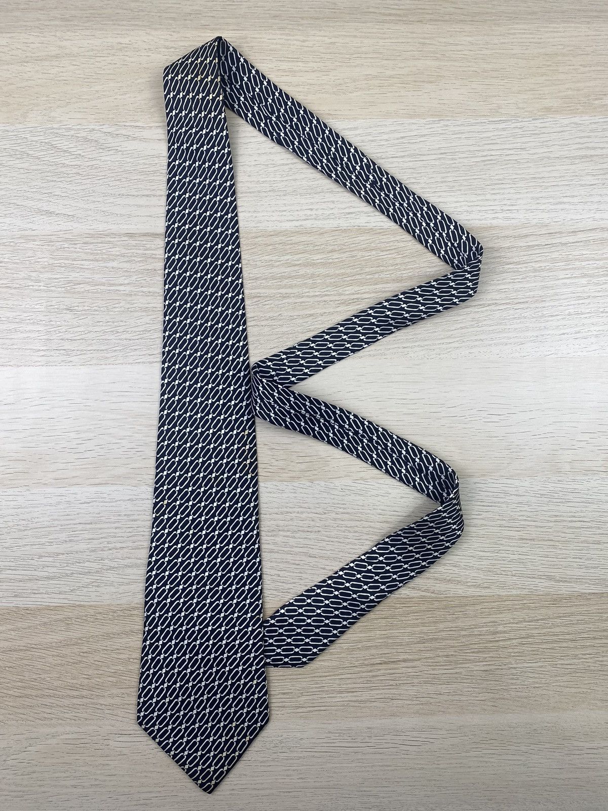 Celine Celine Silk Tie T87 Size ONE SIZE - 3 Thumbnail