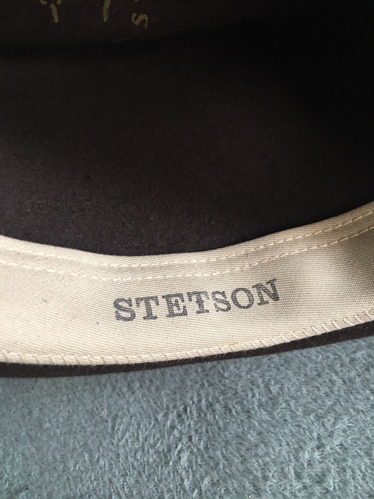 Stetson Stetson Vintage Keeline Brown Wool Cowboy Hat Size S/55 cm Size ONE SIZE - 10 Thumbnail