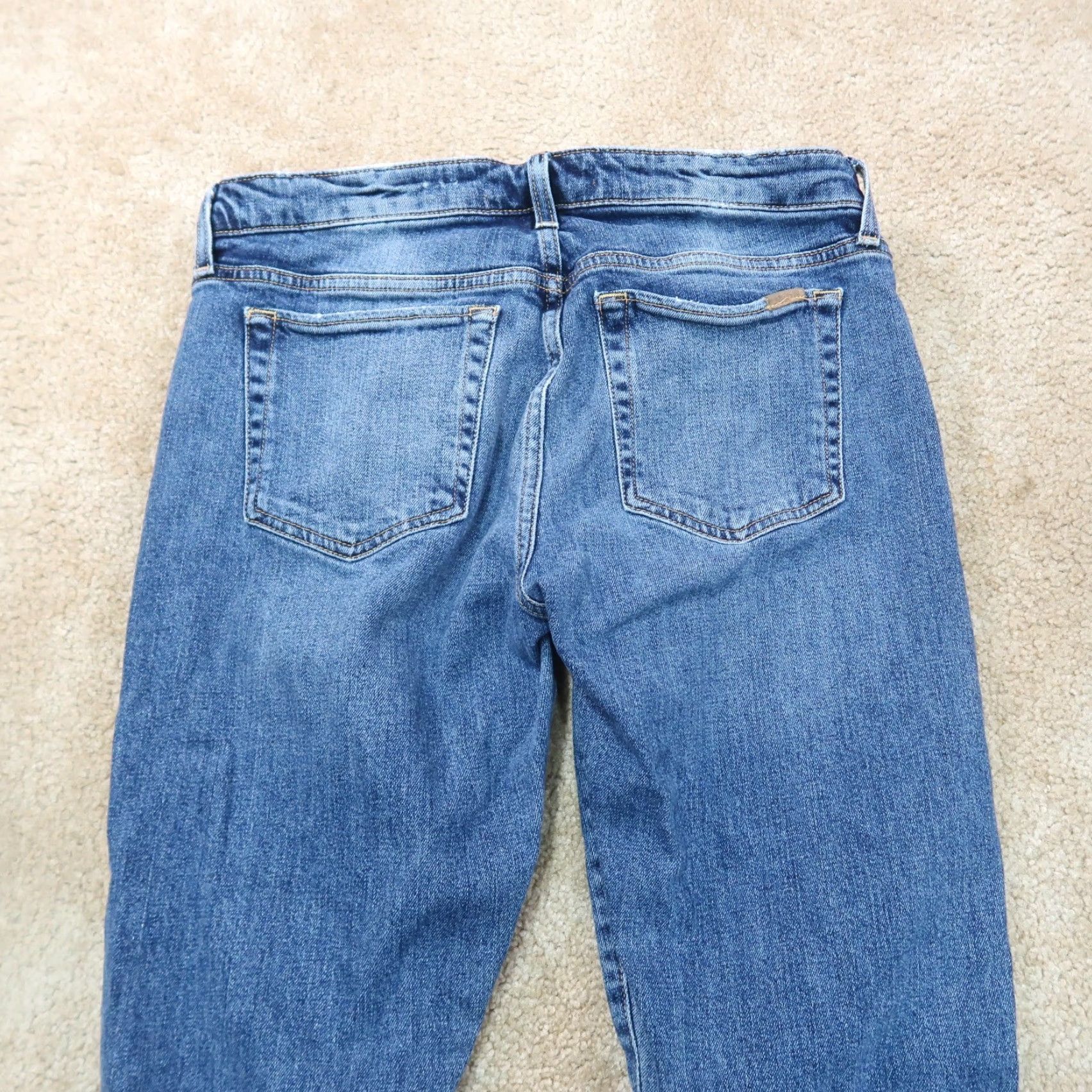 Vintage Joes Jeans The Smith Mid Crop Jeans Women's 28 Blue Stretch Denim Slim 5-Pocket Design Cropped Modern Classic Size 28" / US 6 / IT 42 - 6 Thumbnail