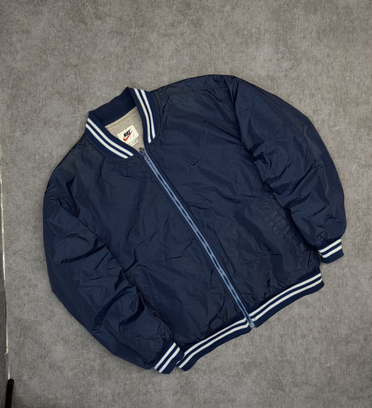 Nike × Vintage Rare Nike Bomber jacket vintage 90s Size US M / EU 48-50 / 2 - 2 Thumbnail