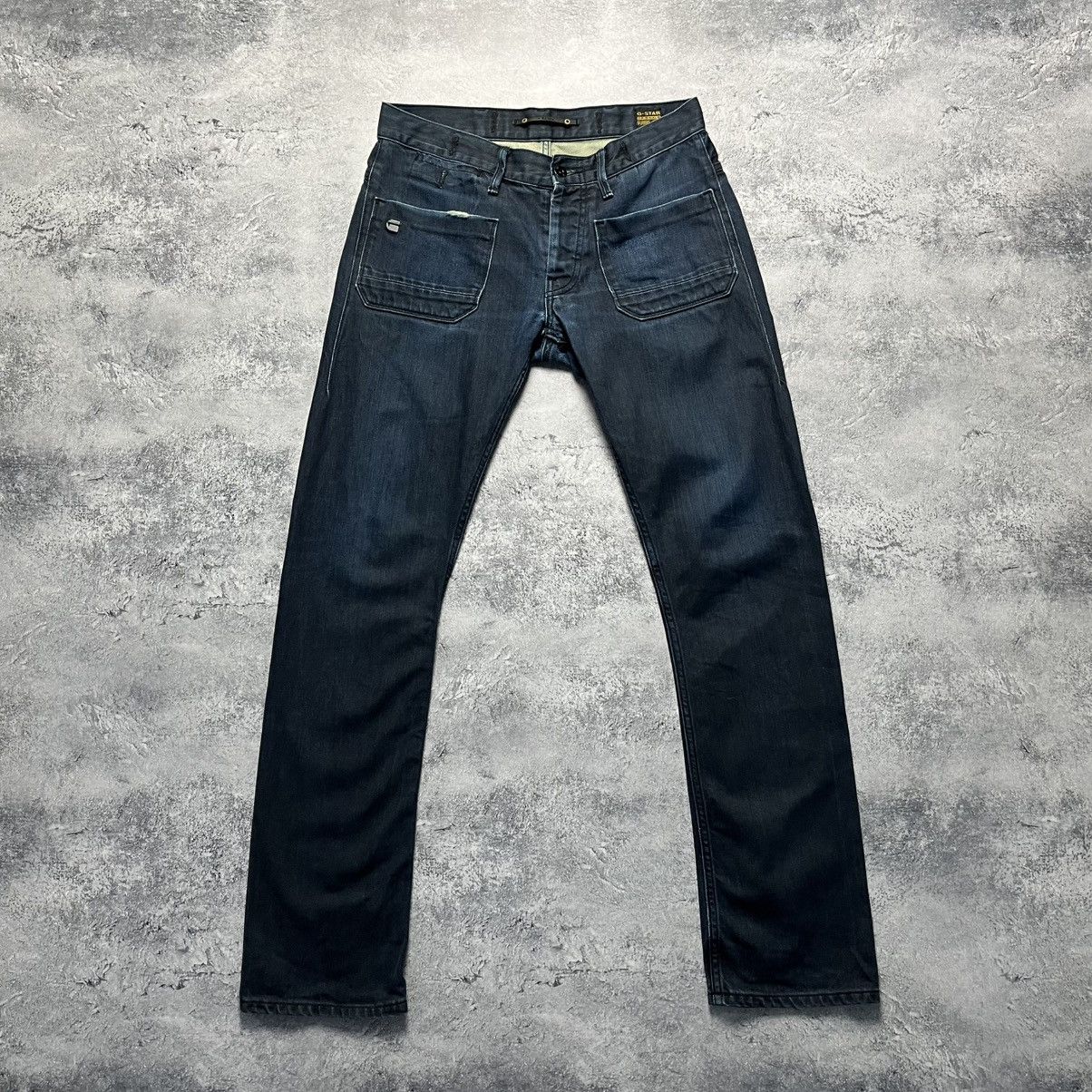 G-Star Vintage G-Star RAW Blue Denim Jeans Streetwear Y2K Designer Size US 31 - 1 Thumbnail