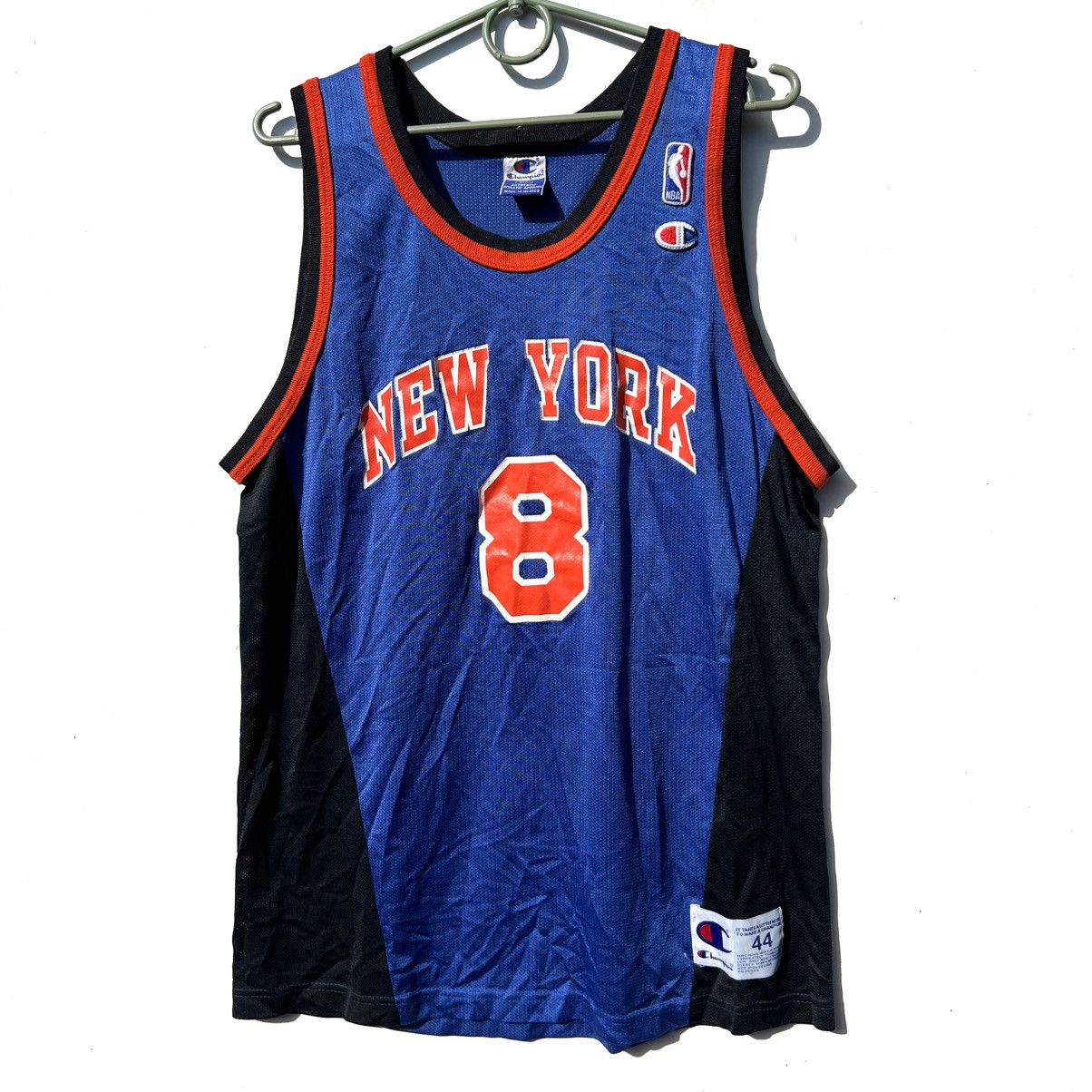 New York Knicks Sprewell Basketball NBA Champion Jersey