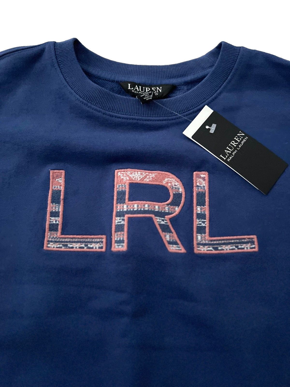 Polo Ralph Lauren Lauren Ralph Lauren LRL Logo Pullover Indigo Sail ( XXS ) Size XXS / US 00 / IT 34 - 3 Thumbnail