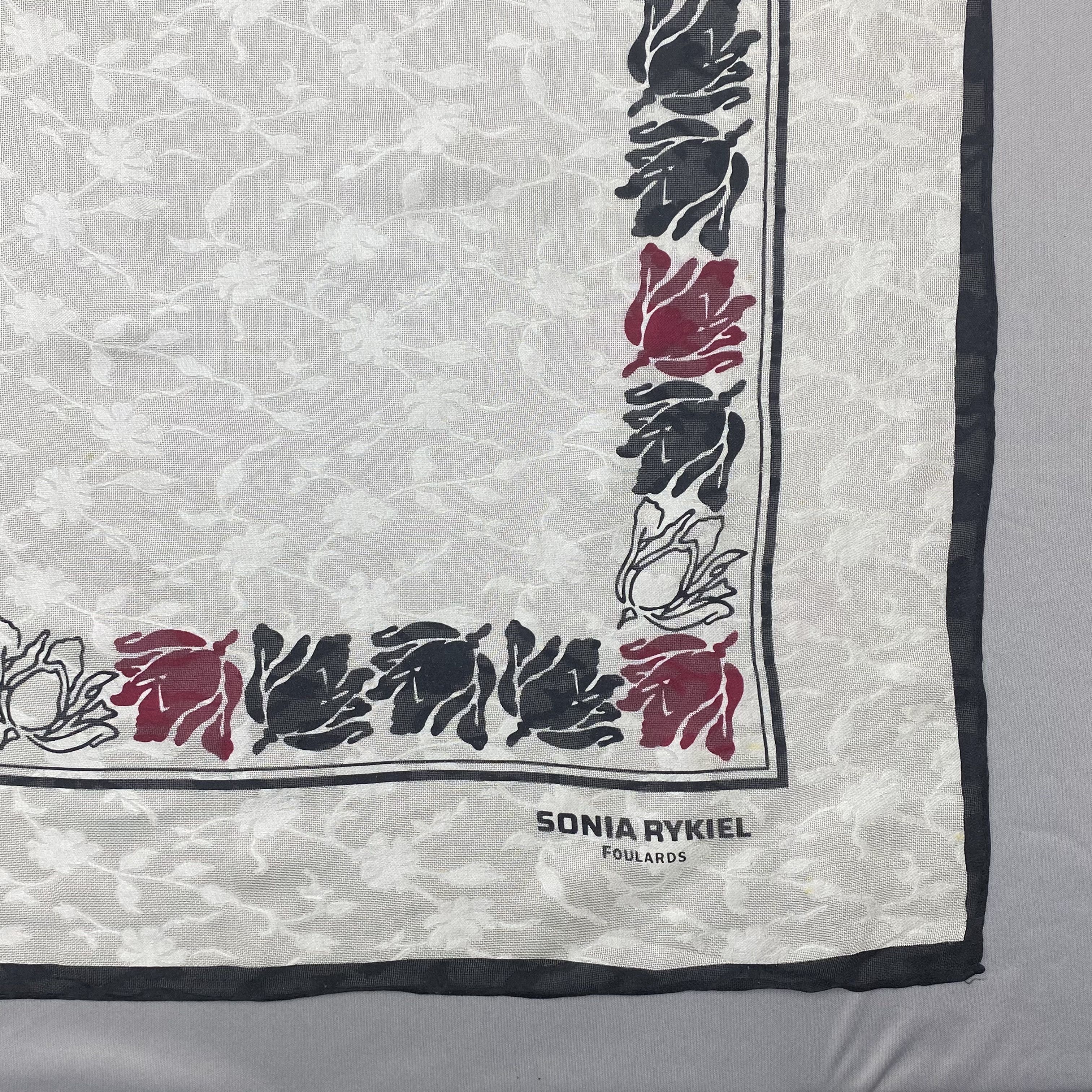 Sonia Rykiel Vintage Sonia Rykiel SILK Scarf Twill Stole Wraps Scarves Size ONE SIZE - 5 Thumbnail
