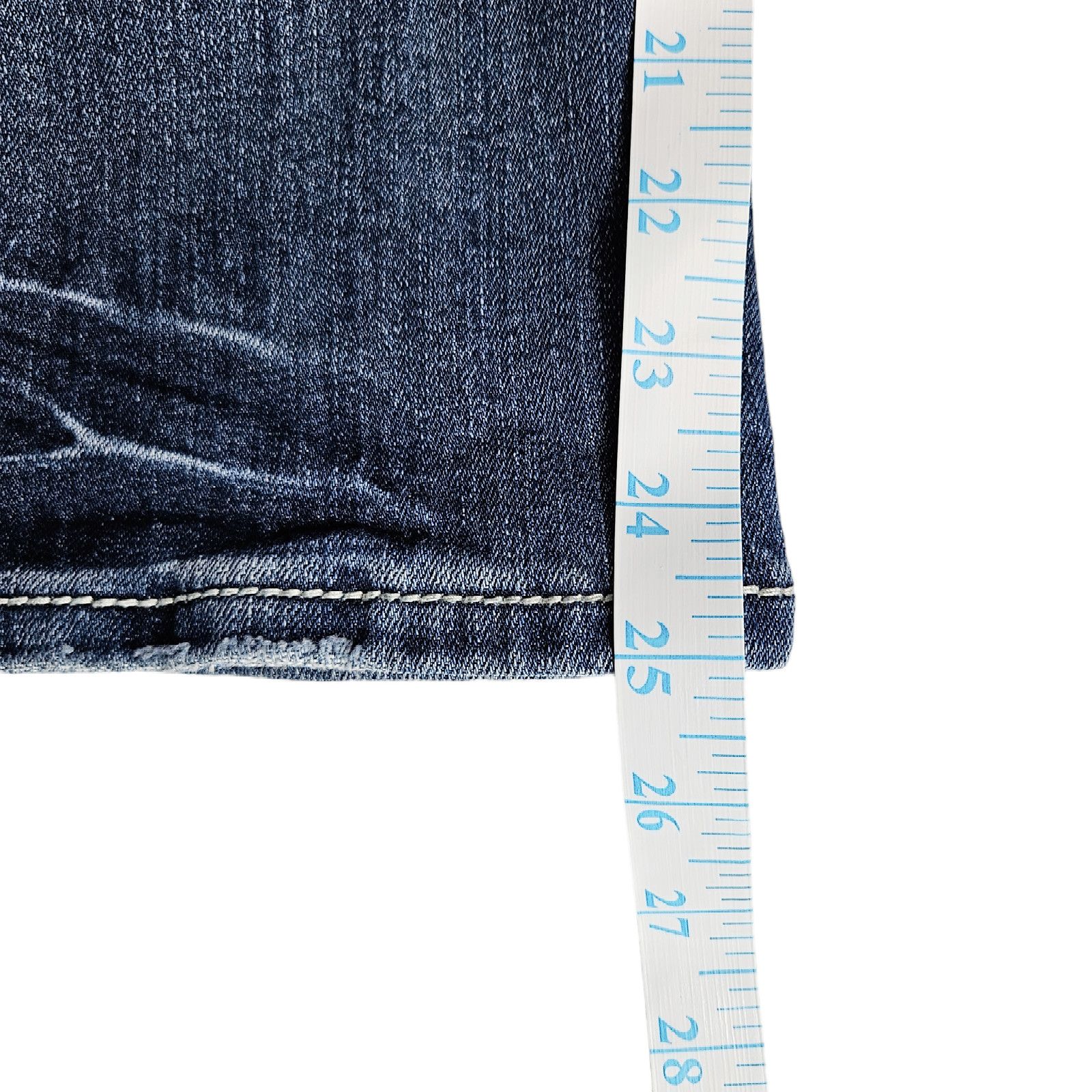Miss Me Y2K Miss Me Women Junior Boyfriend Crop Jeans Sz. 27x25 Blue Size 27" / US 4 / IT 40 - 14 Thumbnail
