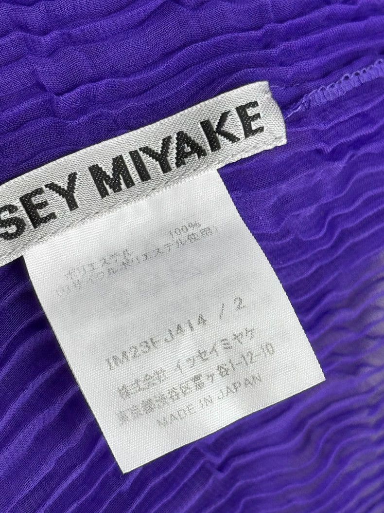 Issey Miyake Issey Miyake size:2 Purple round-neck wicker long-sleeved Size XS / US 0-2 / IT 36-38 - 3 Thumbnail