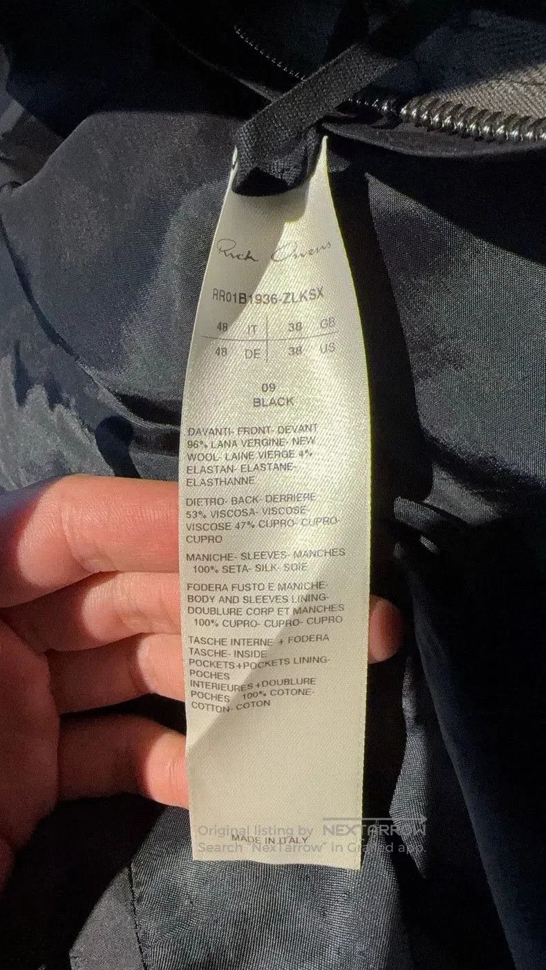 Rick Owens Rick Owens Jumbo Long Coat with Tags. Size US L / EU 52-54 / 3 - 4 Thumbnail