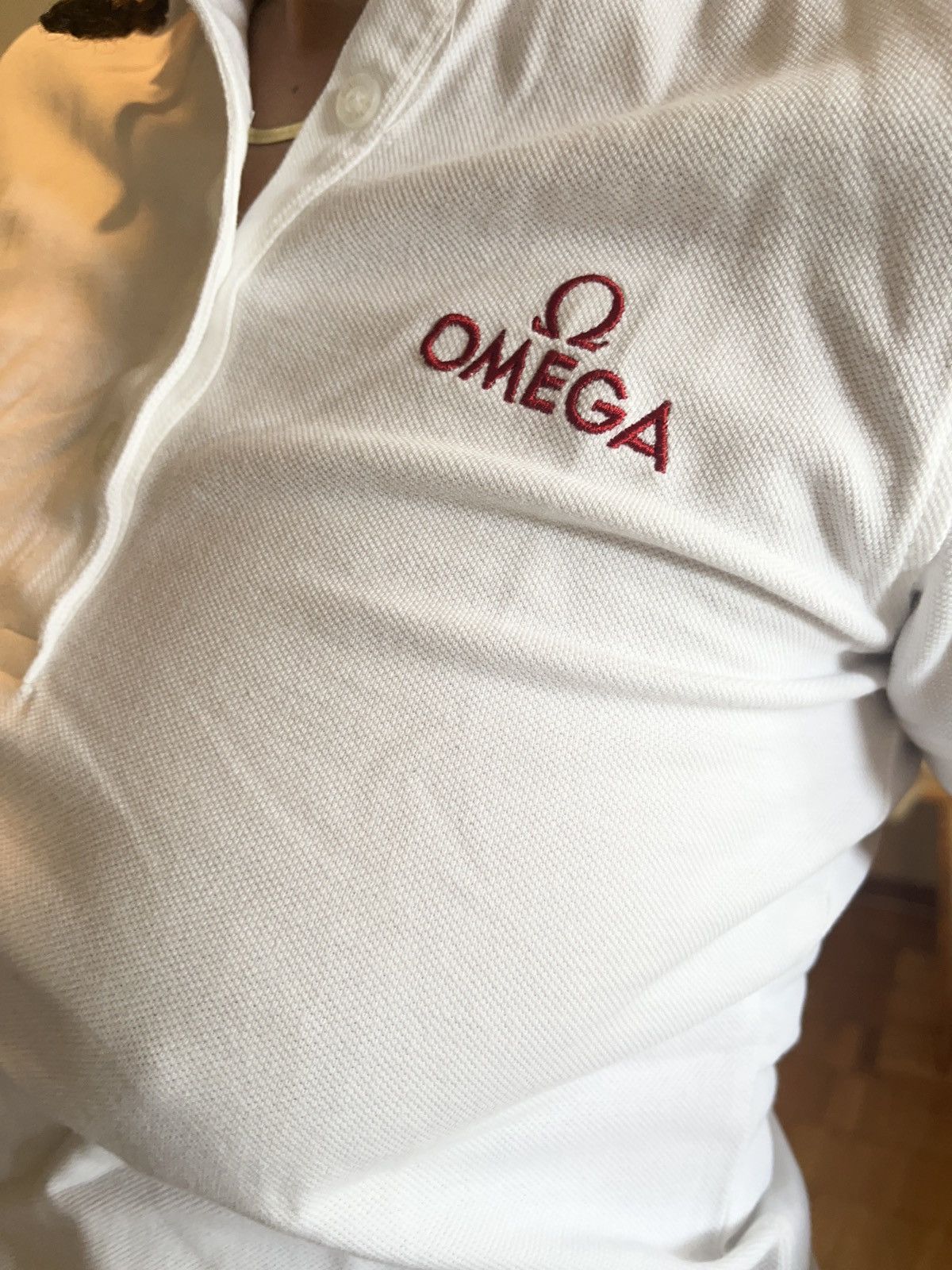 Omega White Omega Polo Size S / US 4 / IT 40 - 3 Thumbnail