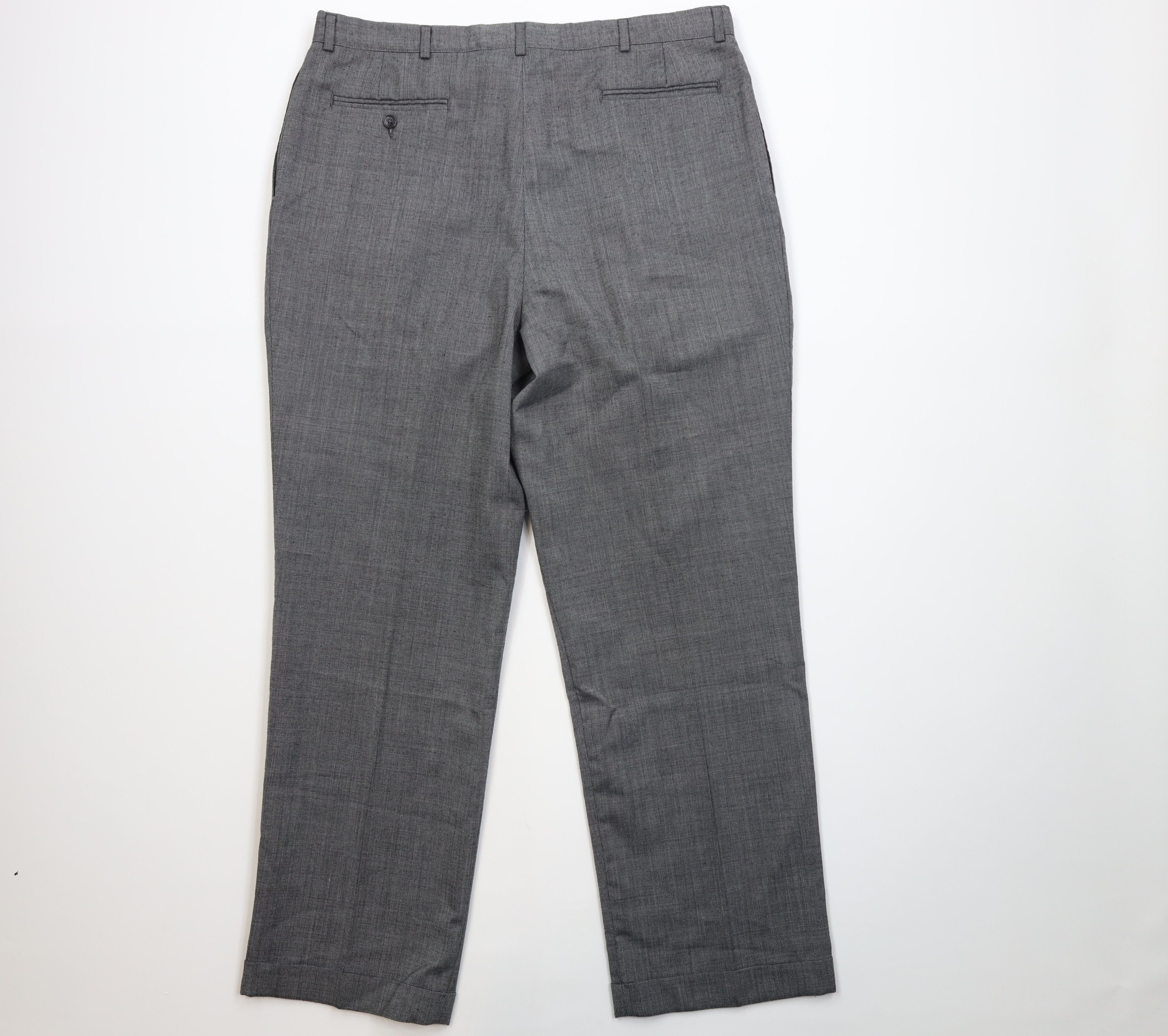 Vintage Vintage 90s Streetwear Wool Blend Wide Leg Chino Pants USA Size US 38 / EU 54 - 11 Thumbnail