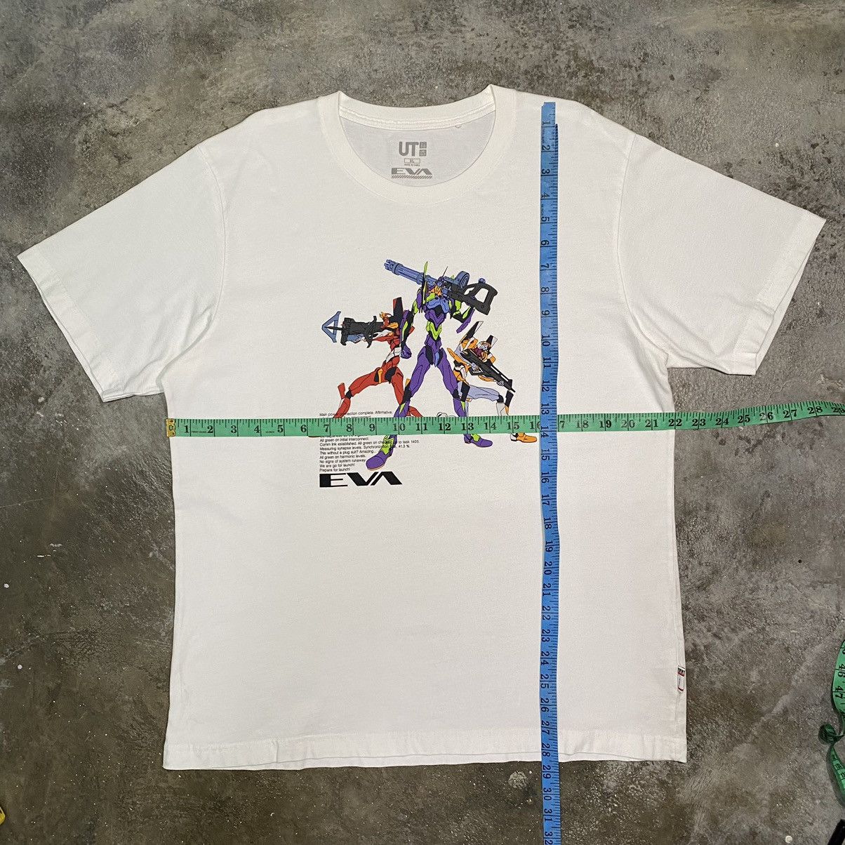 Anime NEON GENESIS EVANGELION ANIME T-SHIRT UNIQLO XLARGE SIZE Size US XL / EU 56 / 4 - 11 Thumbnail