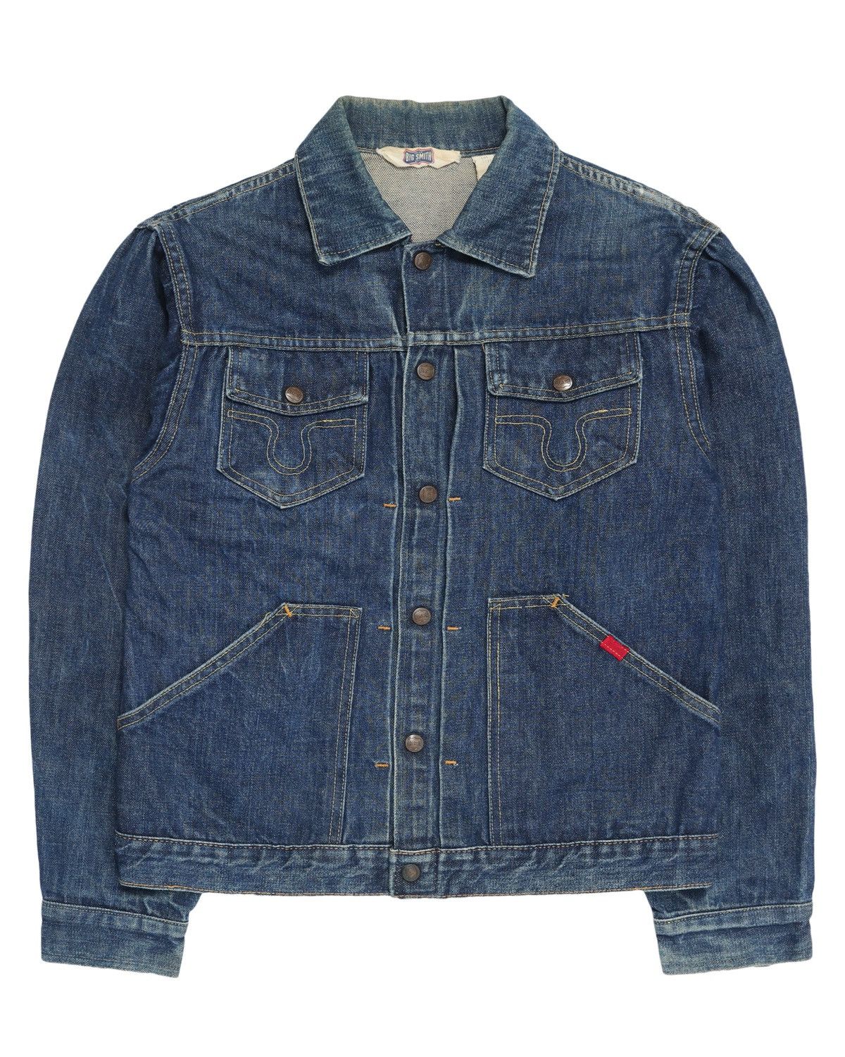 Vintage Big Smith Denim Work Jacket (Vintage) Size US M / EU 48-50 / 2 - 1 Thumbnail