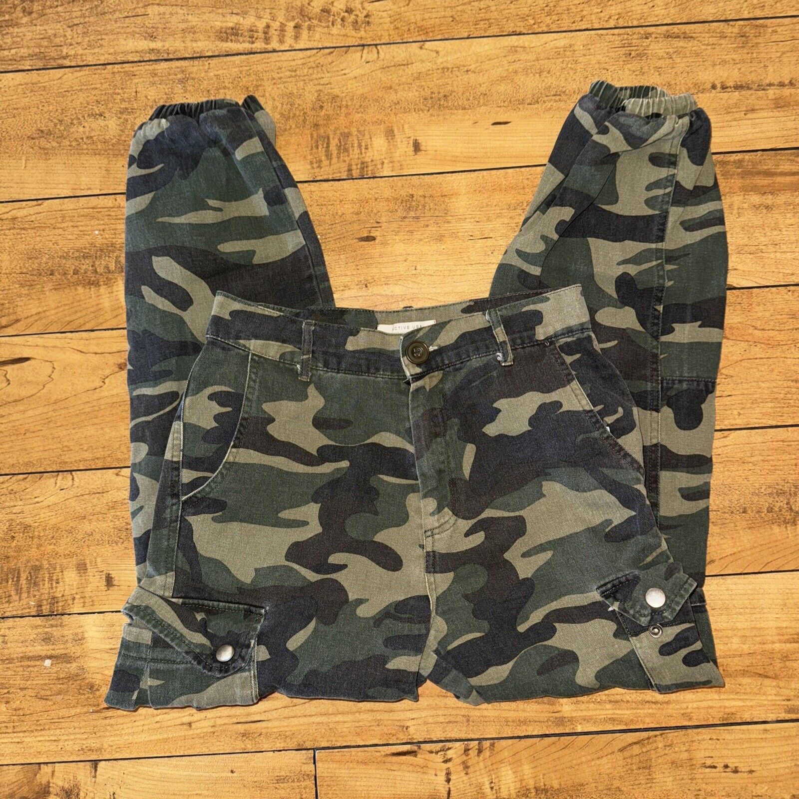 Vintage Active Ride Shop Skateboarding Camo Jogger Pants S 26x28 Size US 26 / EU 42 - 3 Thumbnail