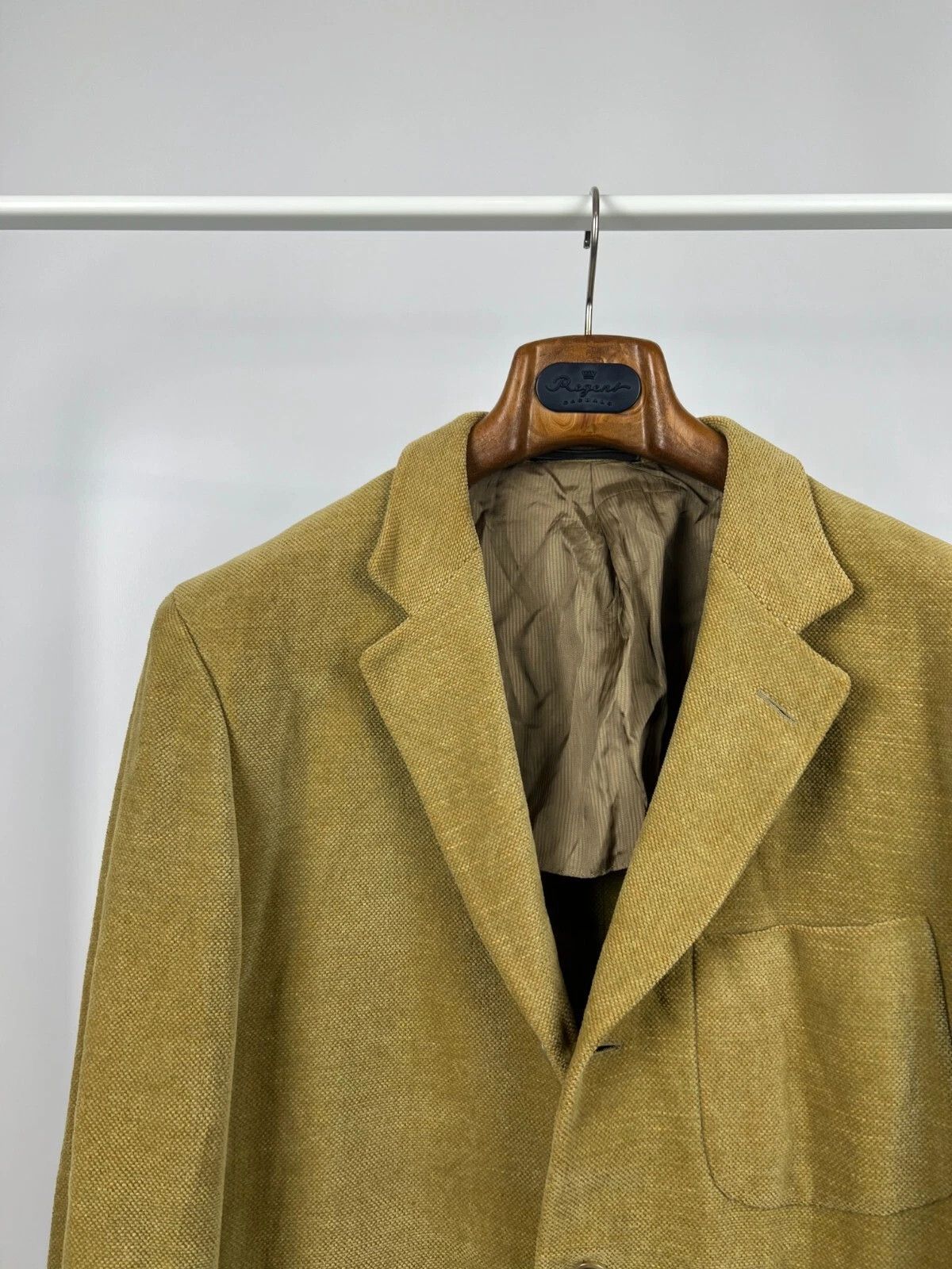 Ermenegildo Zegna Ermenegildo Zegna Soft Half-Lined Yellow Blazer Jacket Size 40R - 7 Thumbnail