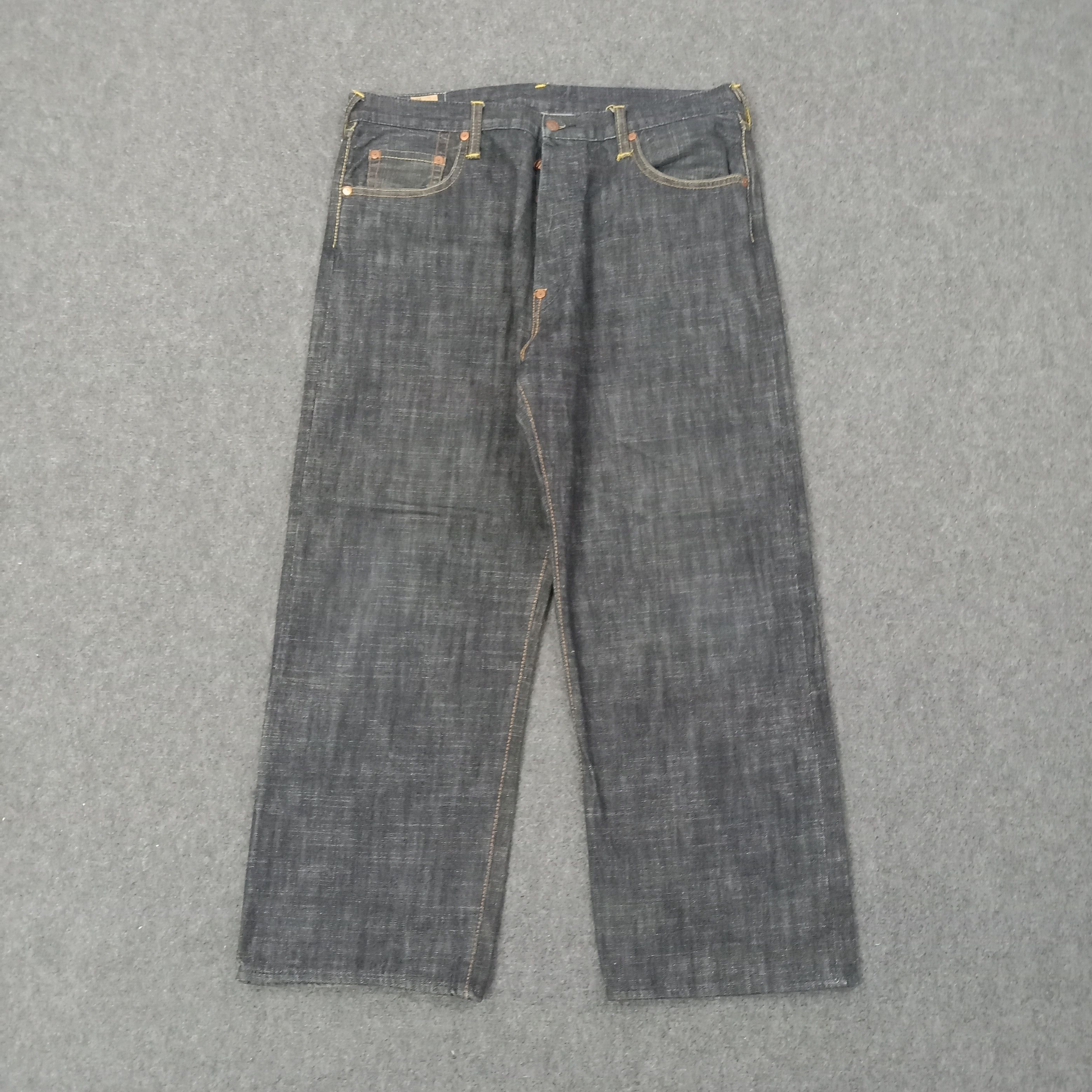 Evisu Evisu Paris Selvedge Japan Brand Daicock Denim Jeans C258N30 Size US 37 - 6 Thumbnail