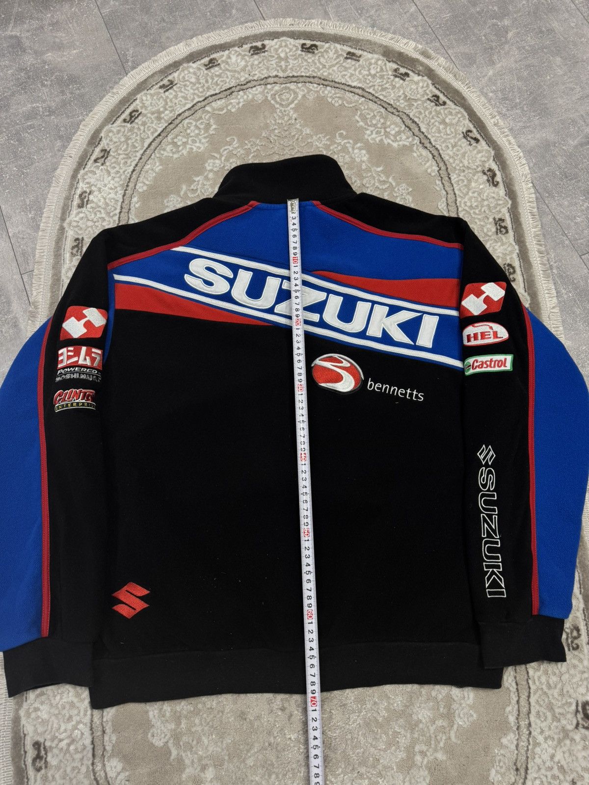 Vintage Suzuki fleece big logo racing jacket merch vintag sweatshirt Size US XL / EU 56 / 4 - 11 Thumbnail