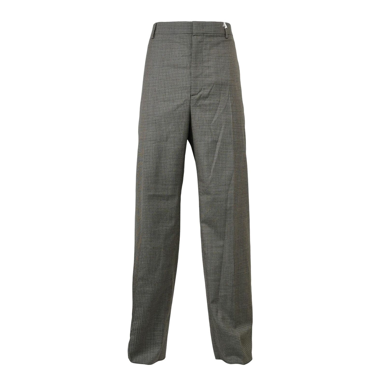 Valentino Valentino Check Wool Straight Leg Trousers Size 52 Size US 36 / EU 52 - 1 Thumbnail
