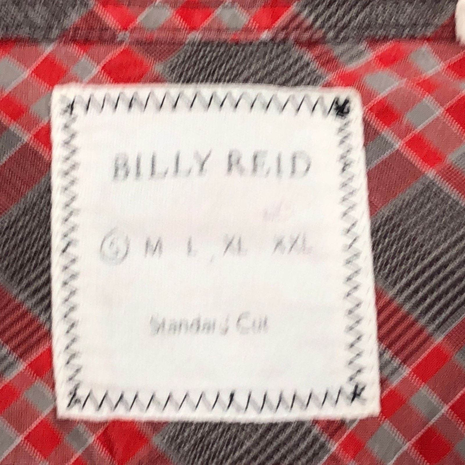Billy Reid Billy Reid Shirt S Red Gray Plaid Long Sleeve Button Up Size US S / EU 44-46 / 1 - 15 Thumbnail
