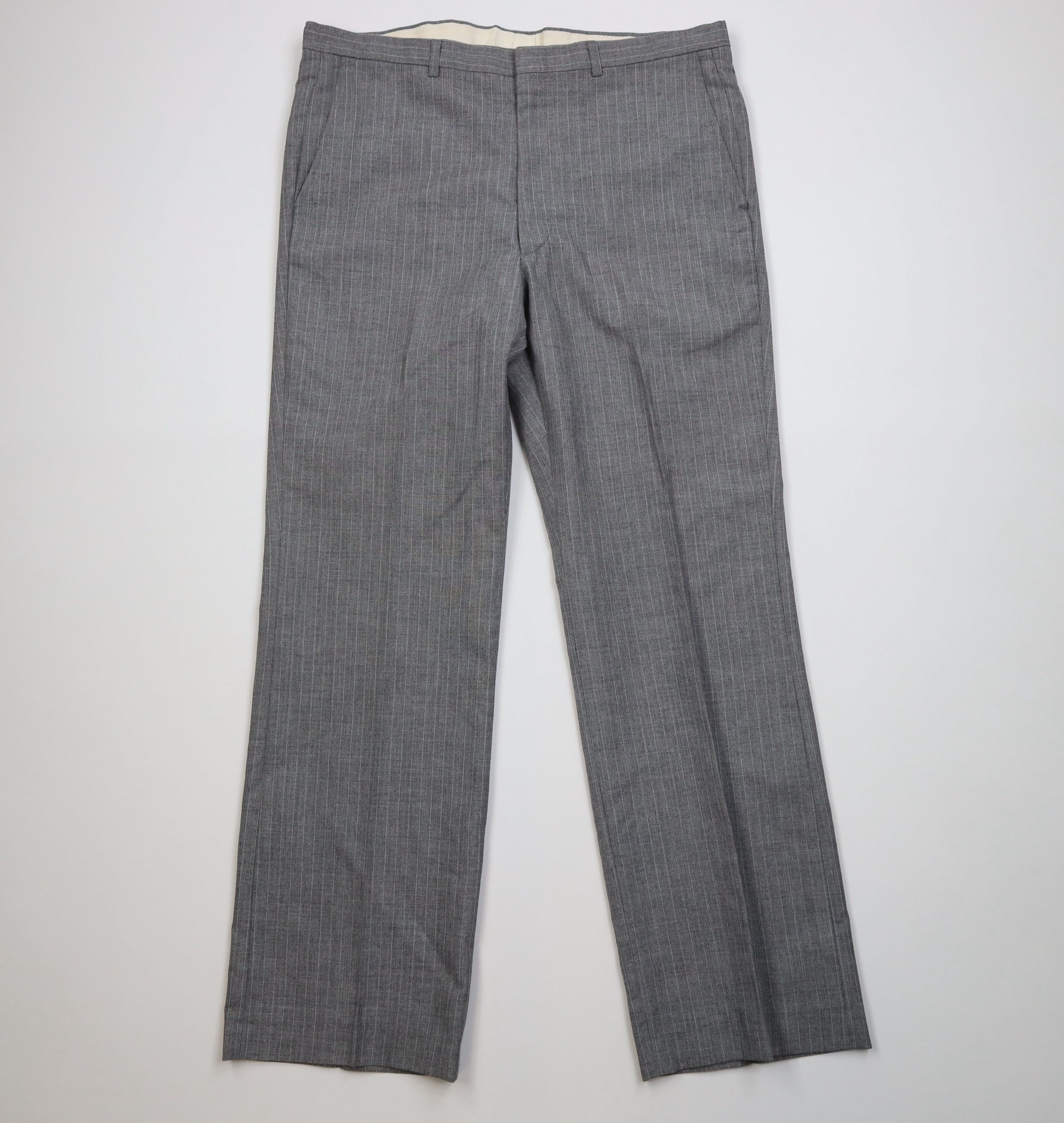 Vintage Vintage 70s Streetwear Blend Knit Bell Bottoms Chino Pants Size US 36 / EU 52 - 1 Thumbnail