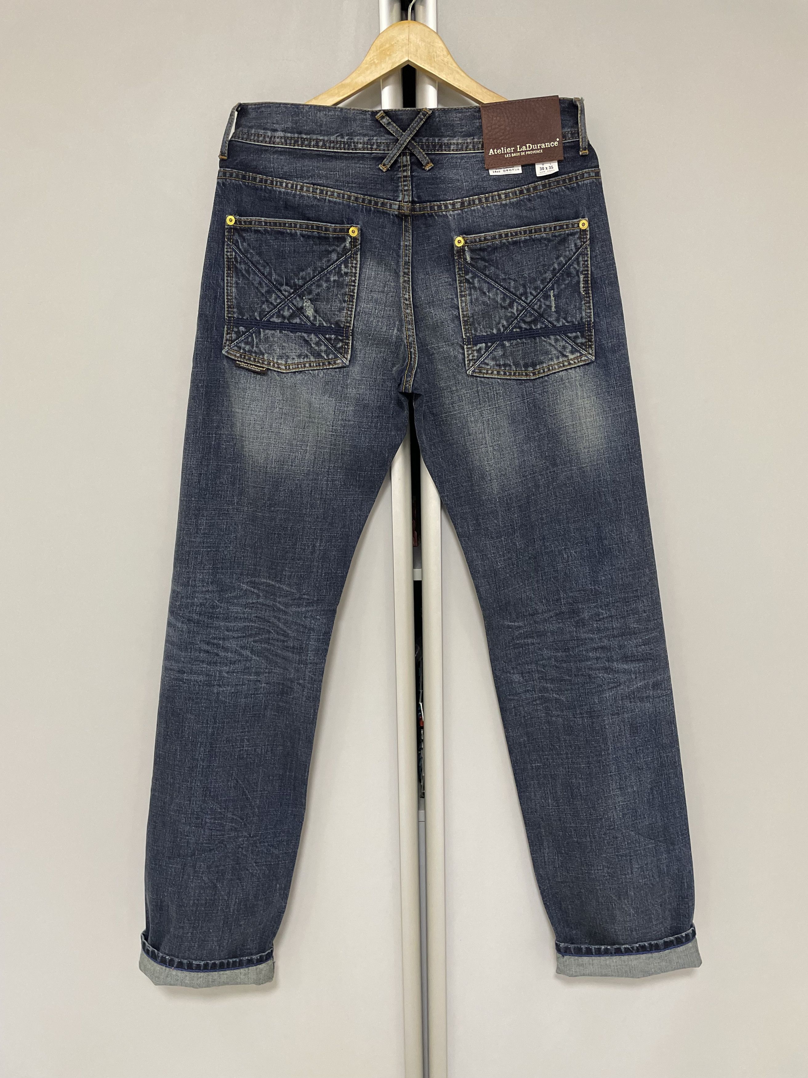 Atelier La Durance Atelier La Durance Royston Jeans Selvedge Japan Denim Washed Size US 30 / EU 46 - 3 Thumbnail