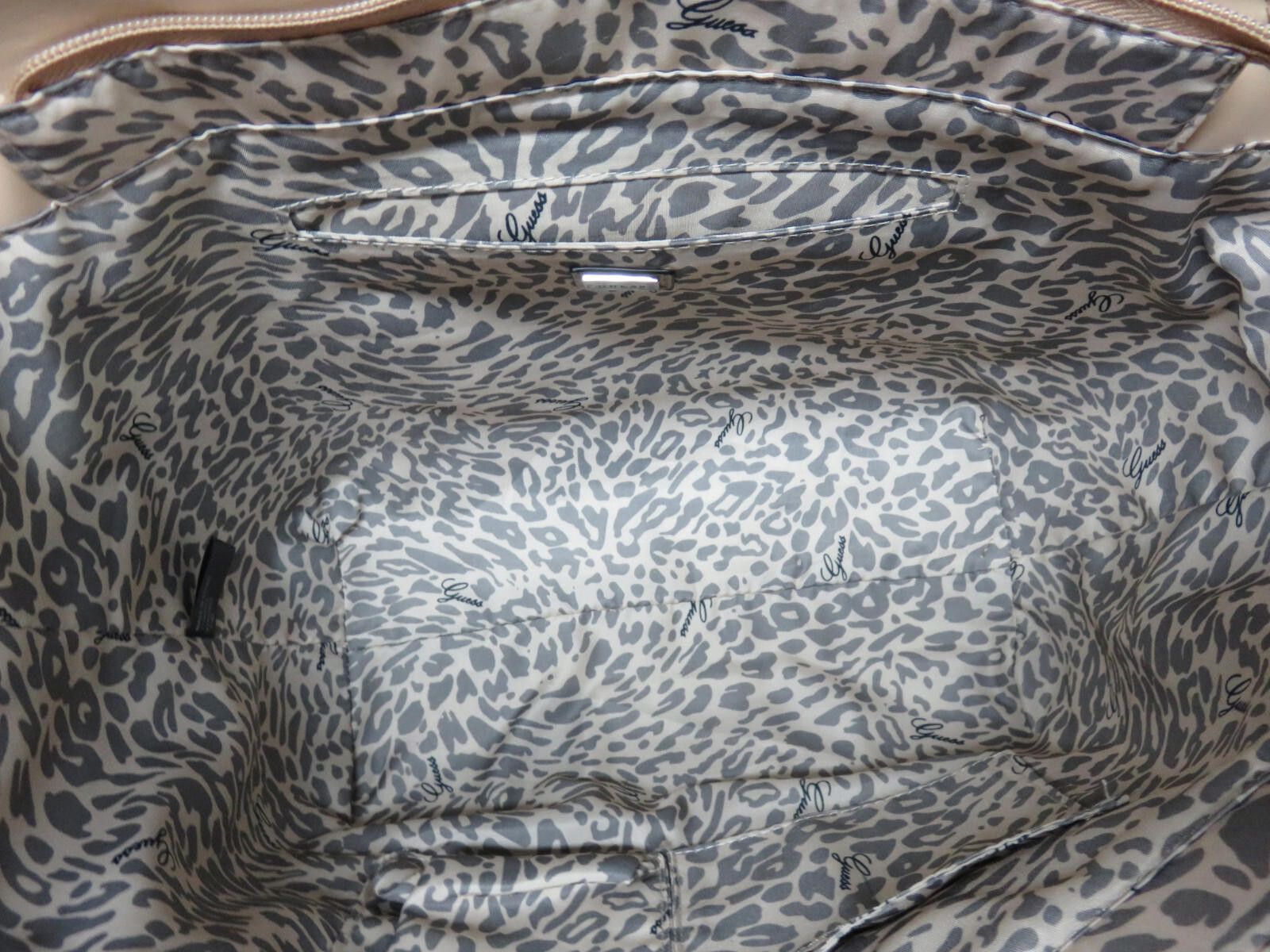 Guess Guess Purse Satchel Crossbody Tote Handbag Pink / Ecru NWOT Size ONE SIZE - 4 Thumbnail
