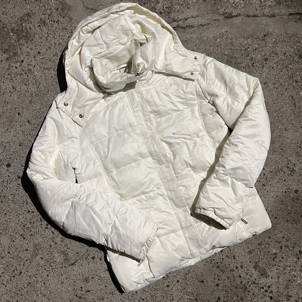 Adidas × Vintage vintage adidas Down Puffer three stripes cargo pockets coat Size M / US 6-8 / IT 42-44 - 3 Thumbnail