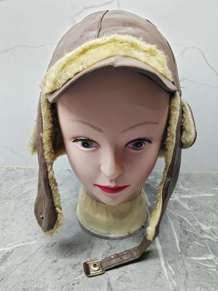 Other Vintage Y2k Ushanka Leather Earflap Cap Hat Size ONE SIZE - 1 Thumbnail
